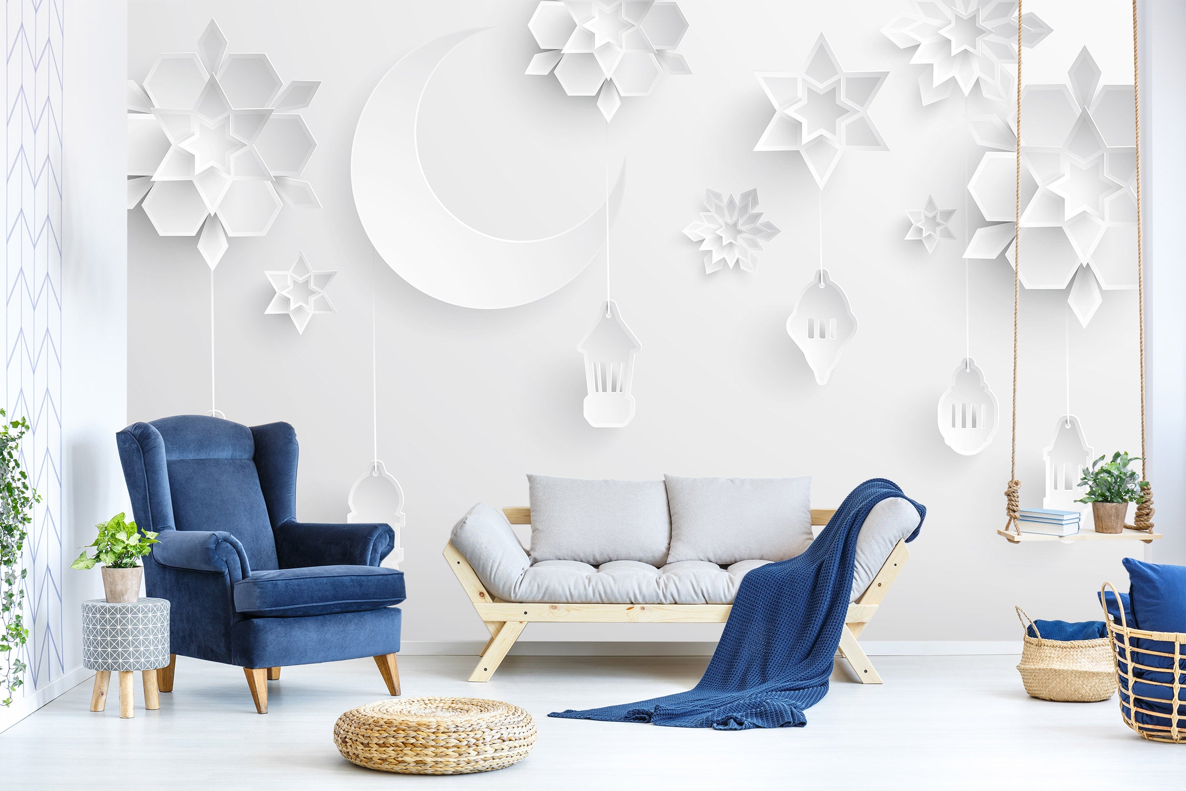 3D Origami Flowers 1523 Wall Murals