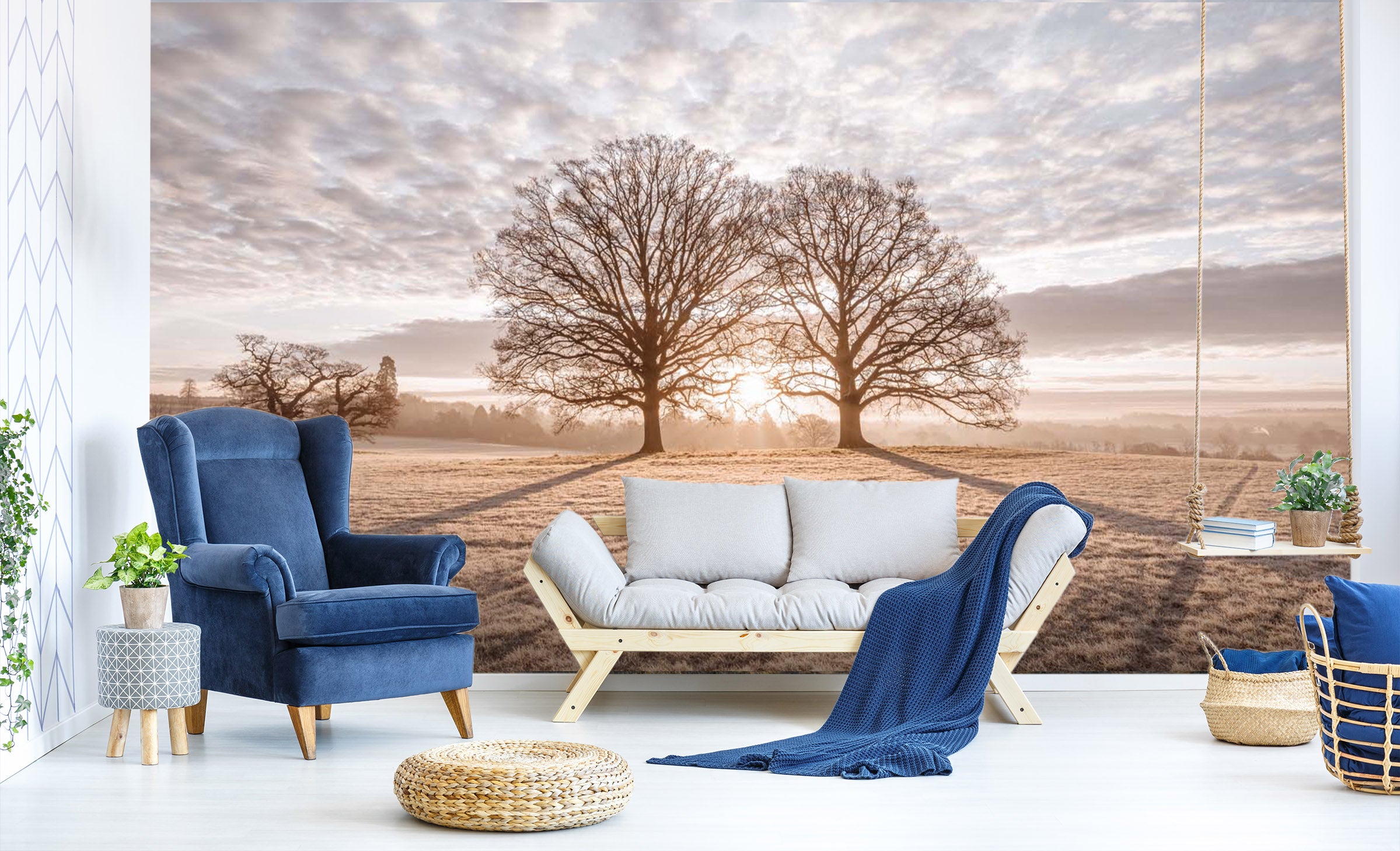 3D Pink Sunset 069 Assaf Frank Wall Mural Wall Murals