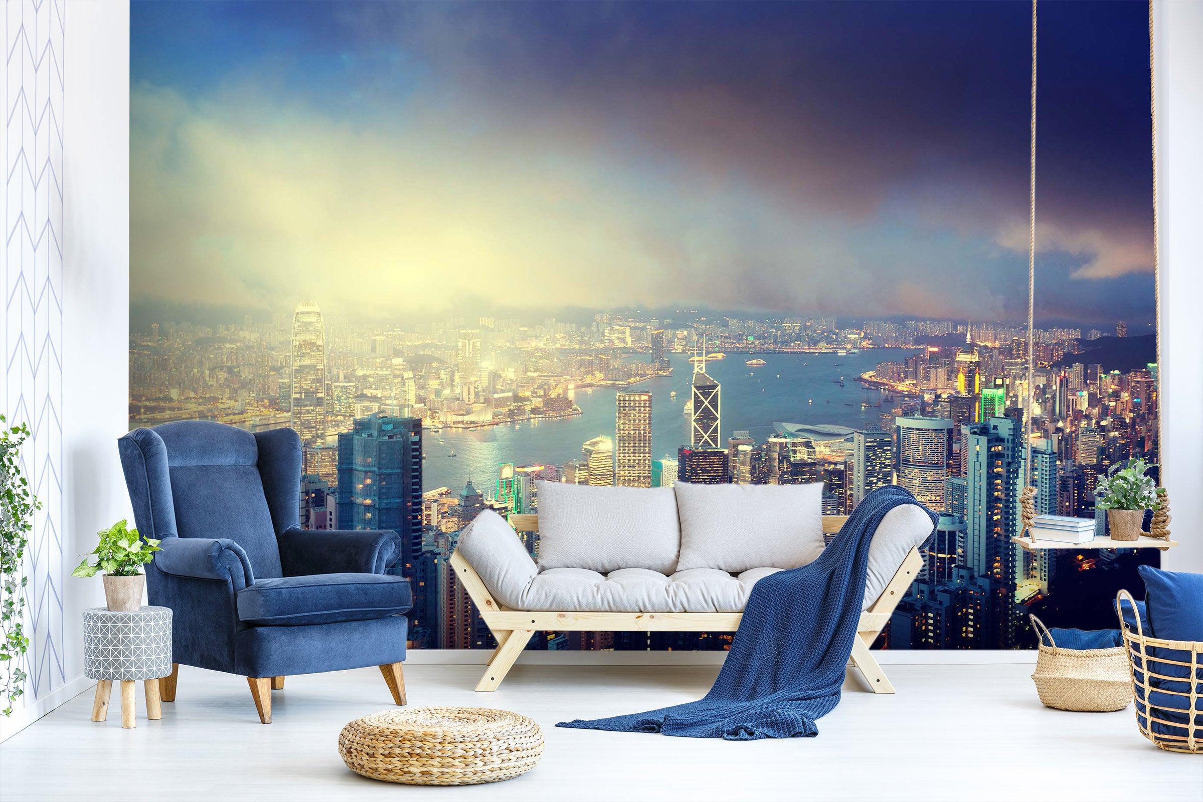 3D Night City 1478 Wall Murals