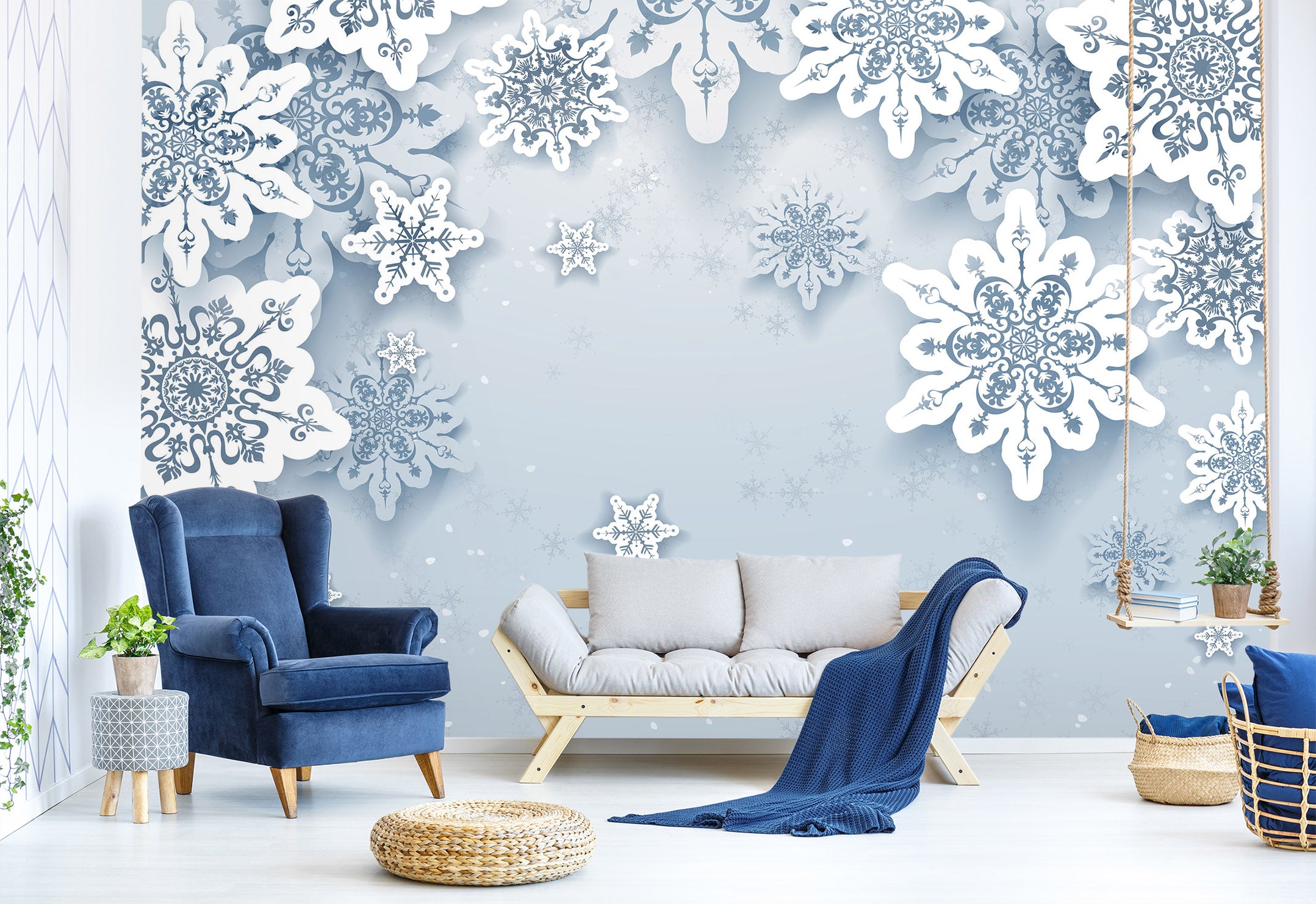 3D Carving Flowers 1487 Wall Murals