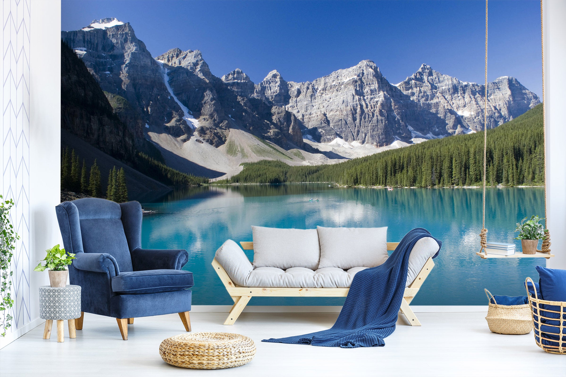 3D Mountain Woods 1502 Wall Murals