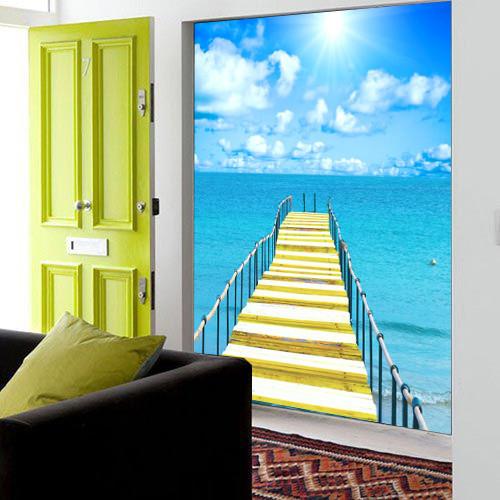 Sea Wooden Bridge 3 Wallpaper AJ Wallpaper