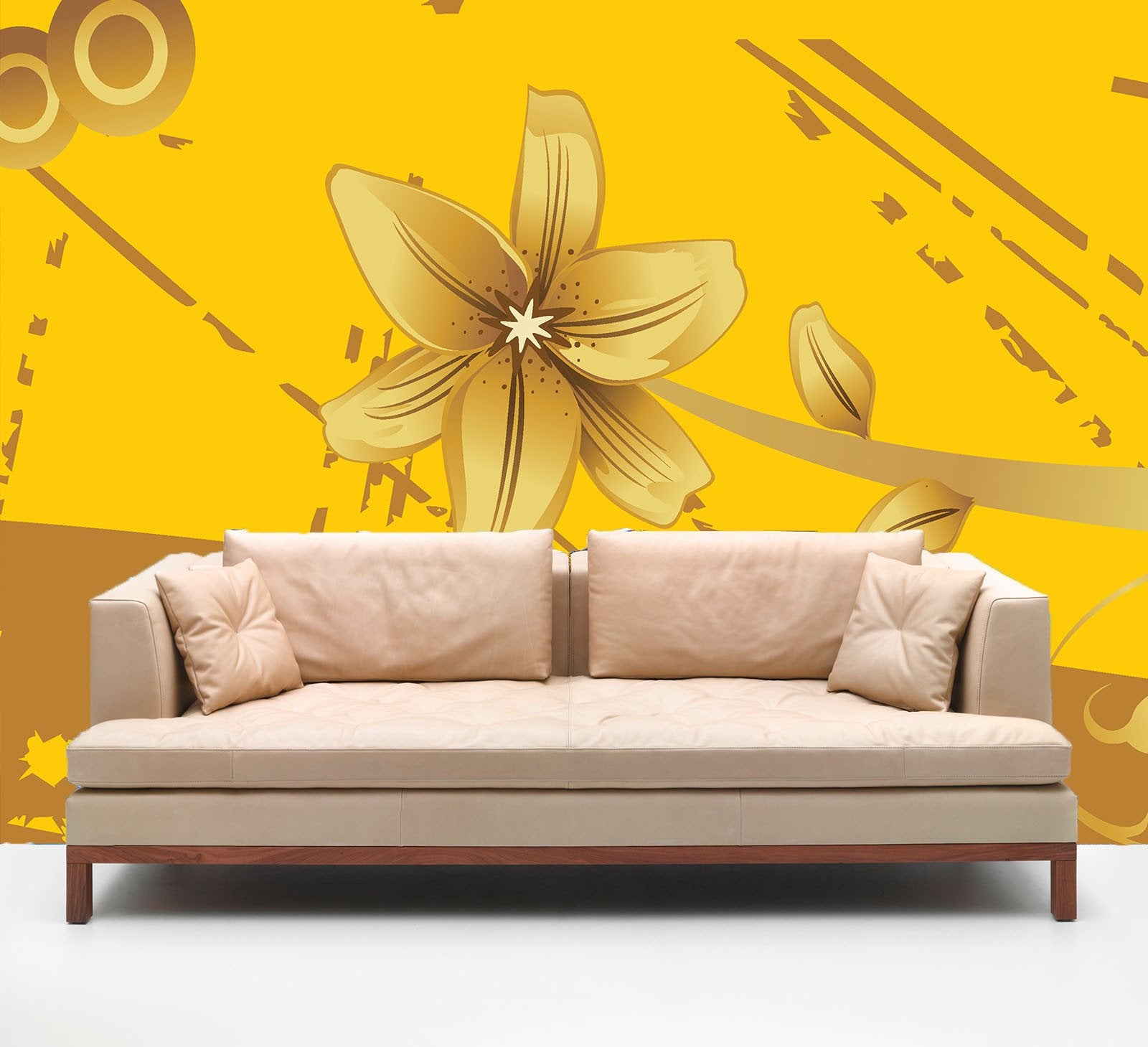 Gray Flower Wallpaper AJ Wallpaper