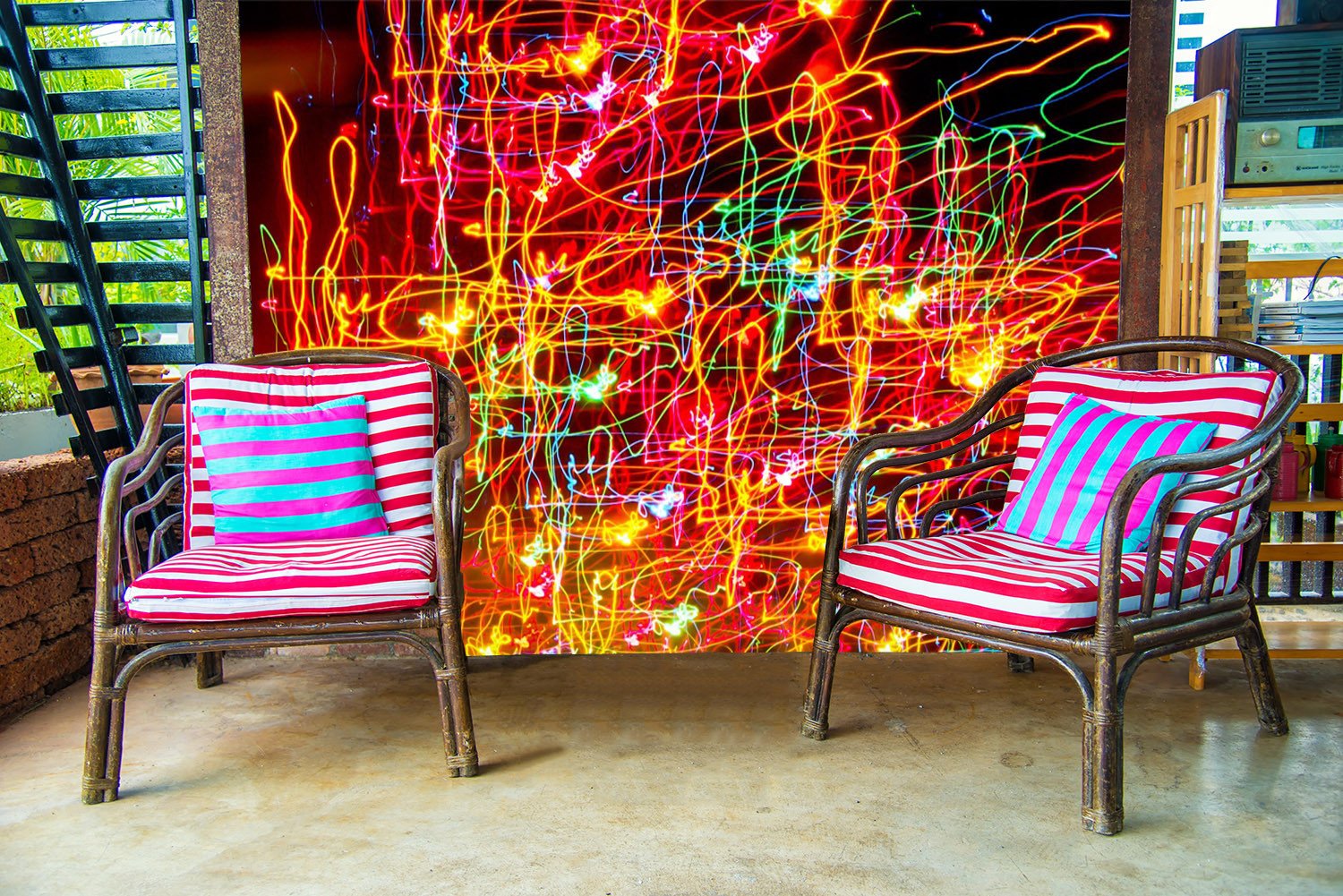 3D Bright Color Music Note 872 Wallpaper AJ Wallpaper