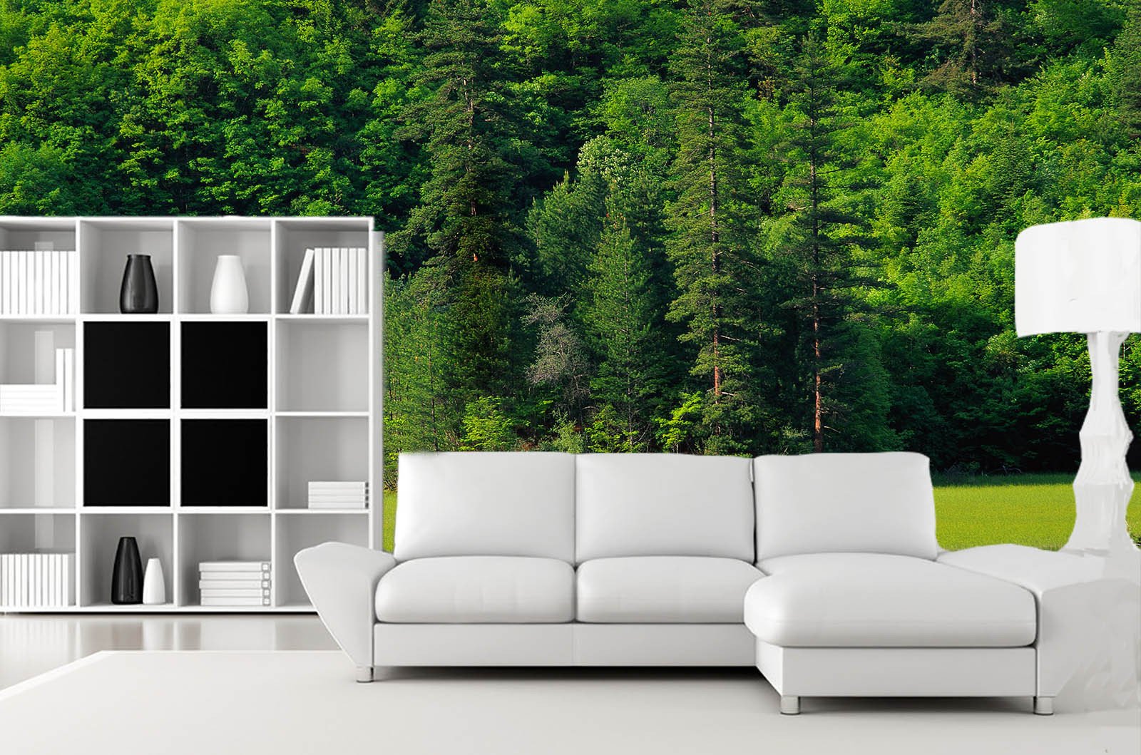 Green Lawn And Mountains Wallpaper AJ Wallpaper