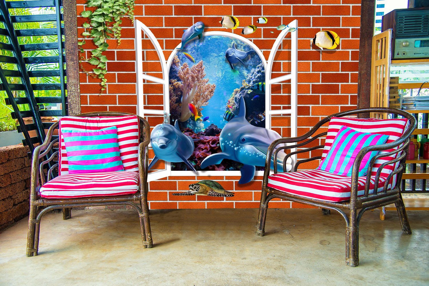 3D Dolphin Show 389 Wallpaper AJ Wallpaper