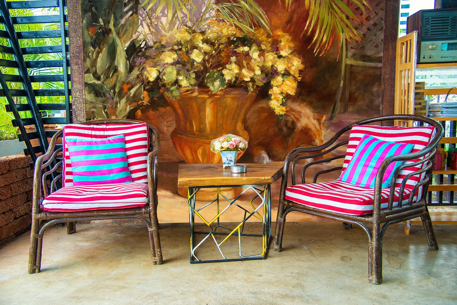 Potted Plants And Dog Wallpaper AJ Wallpaper 2