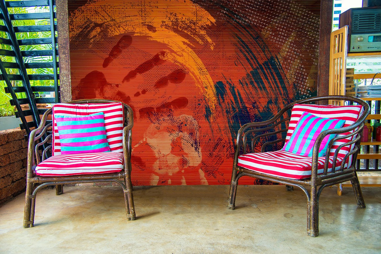 3D Graffiti Red Hands 403 Wallpaper AJ Wallpaper