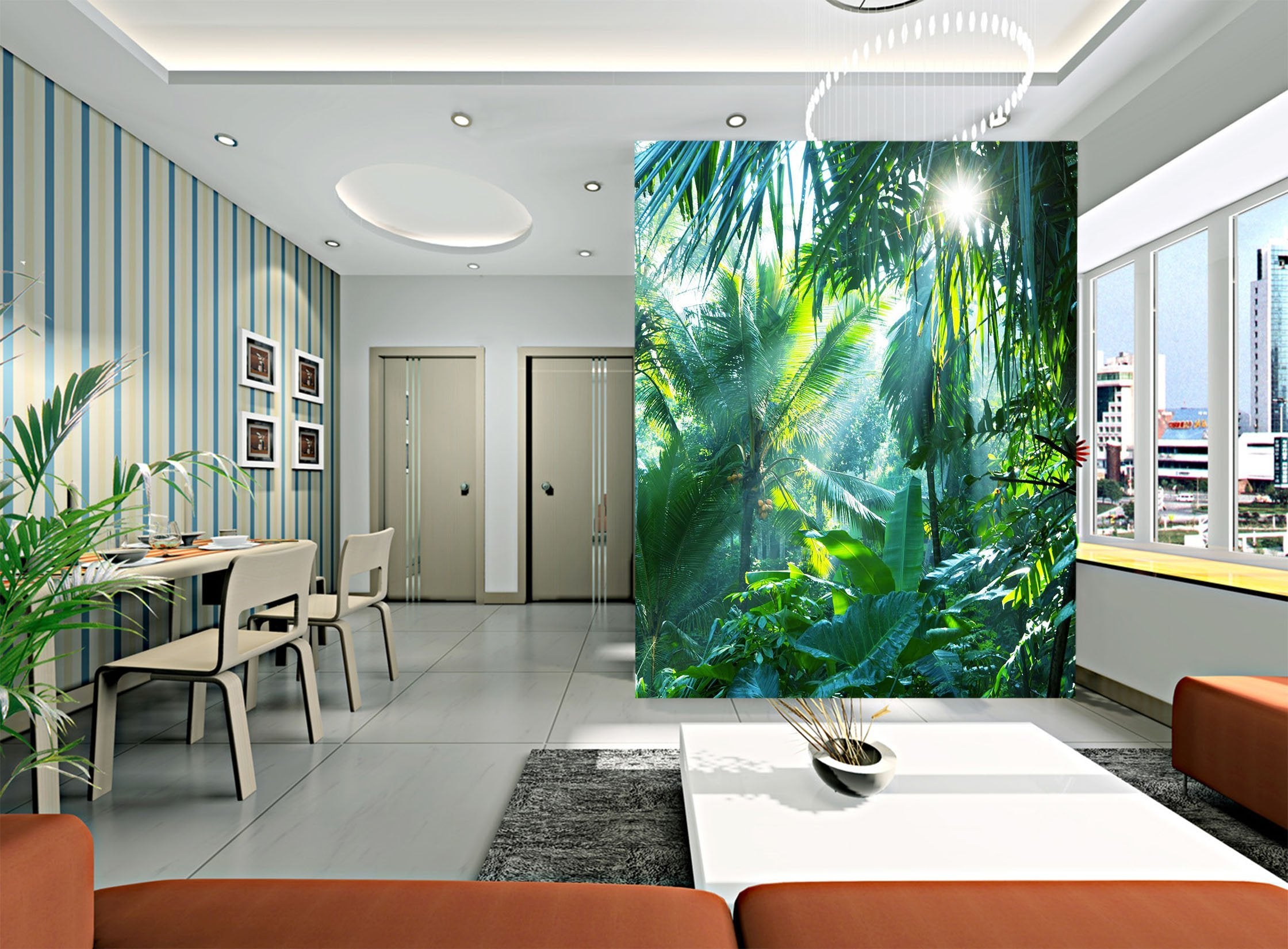 3D Sunshine Coconut 794 Wallpaper AJ Wallpaper