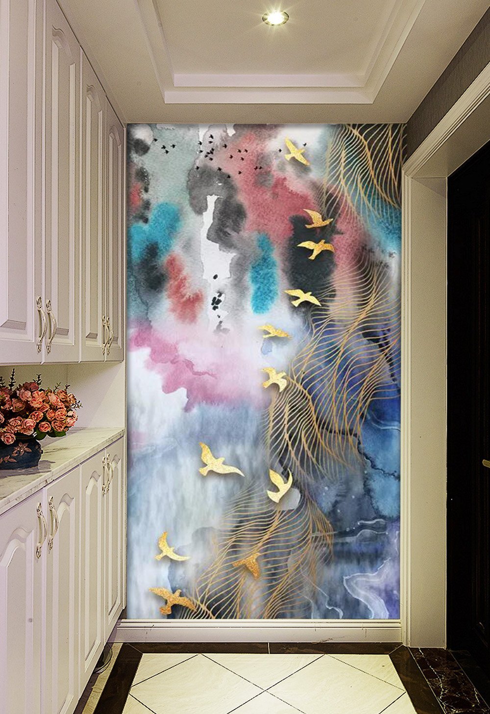 3D Golden Bird 512 Wallpaper AJ Wallpaper