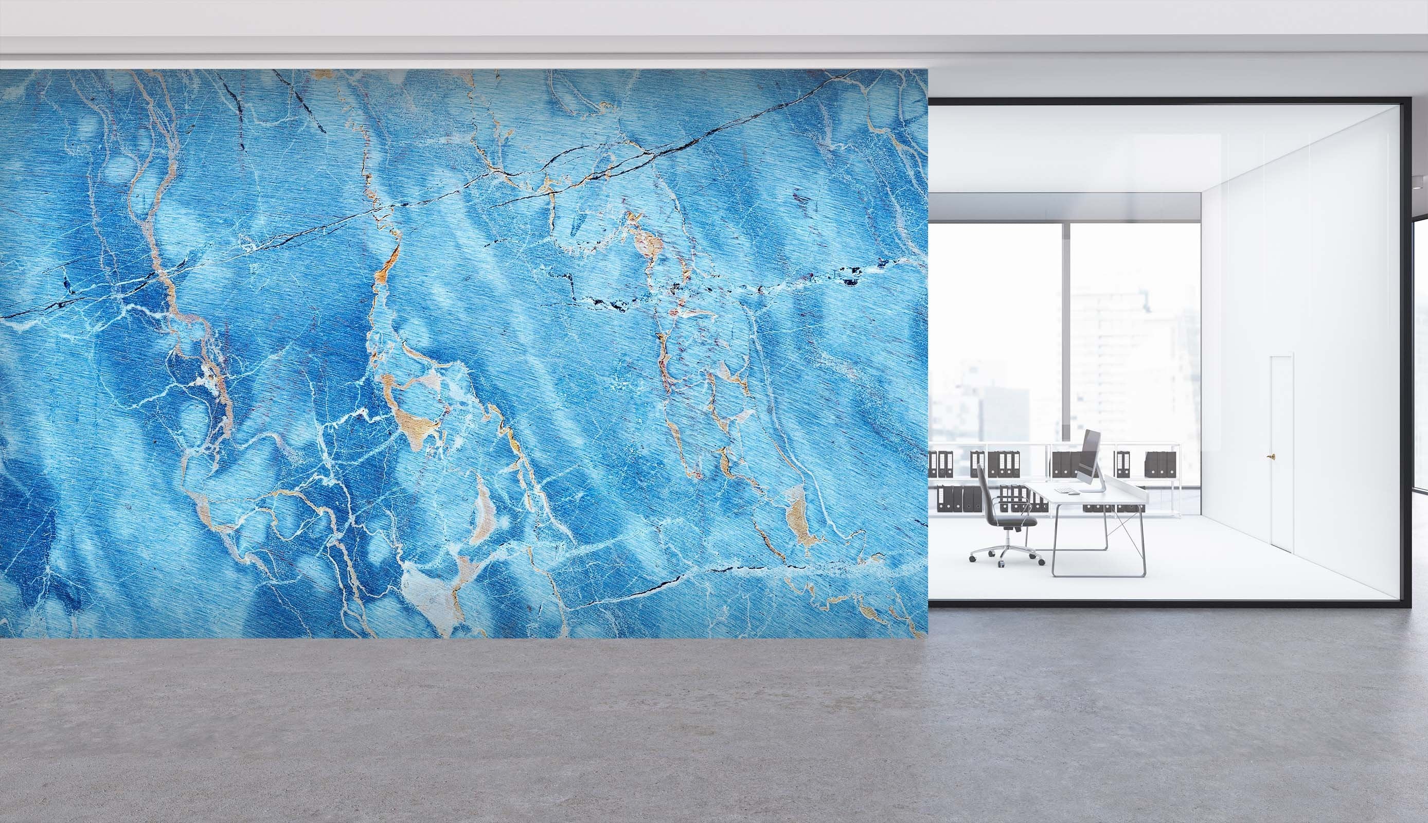 3D Blue Texture 064 Marble Tile Texture Wallpaper AJ Wallpaper 2