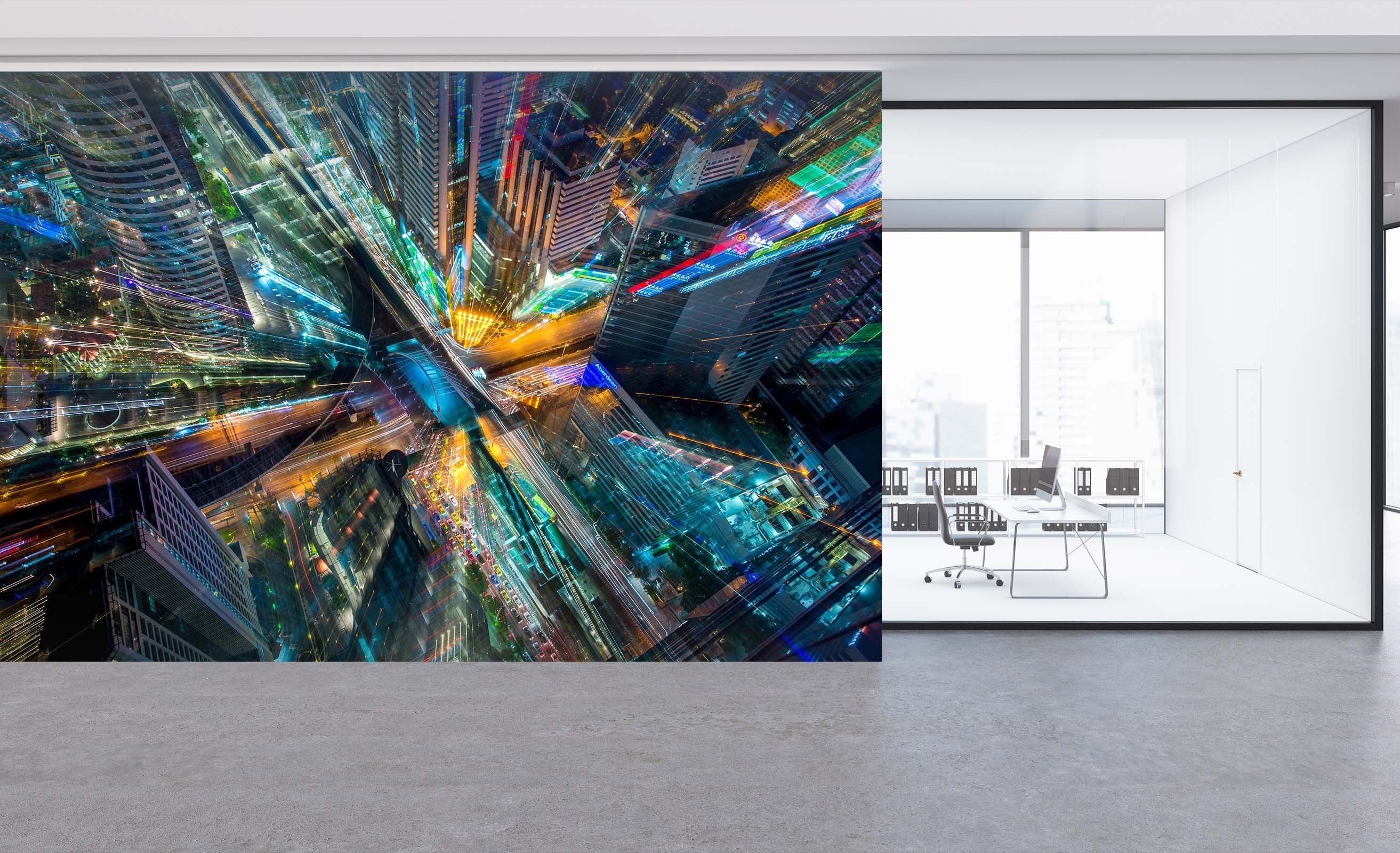 3D Colorful city buildings 13 Wall Murals Wallpaper AJ Wallpaper