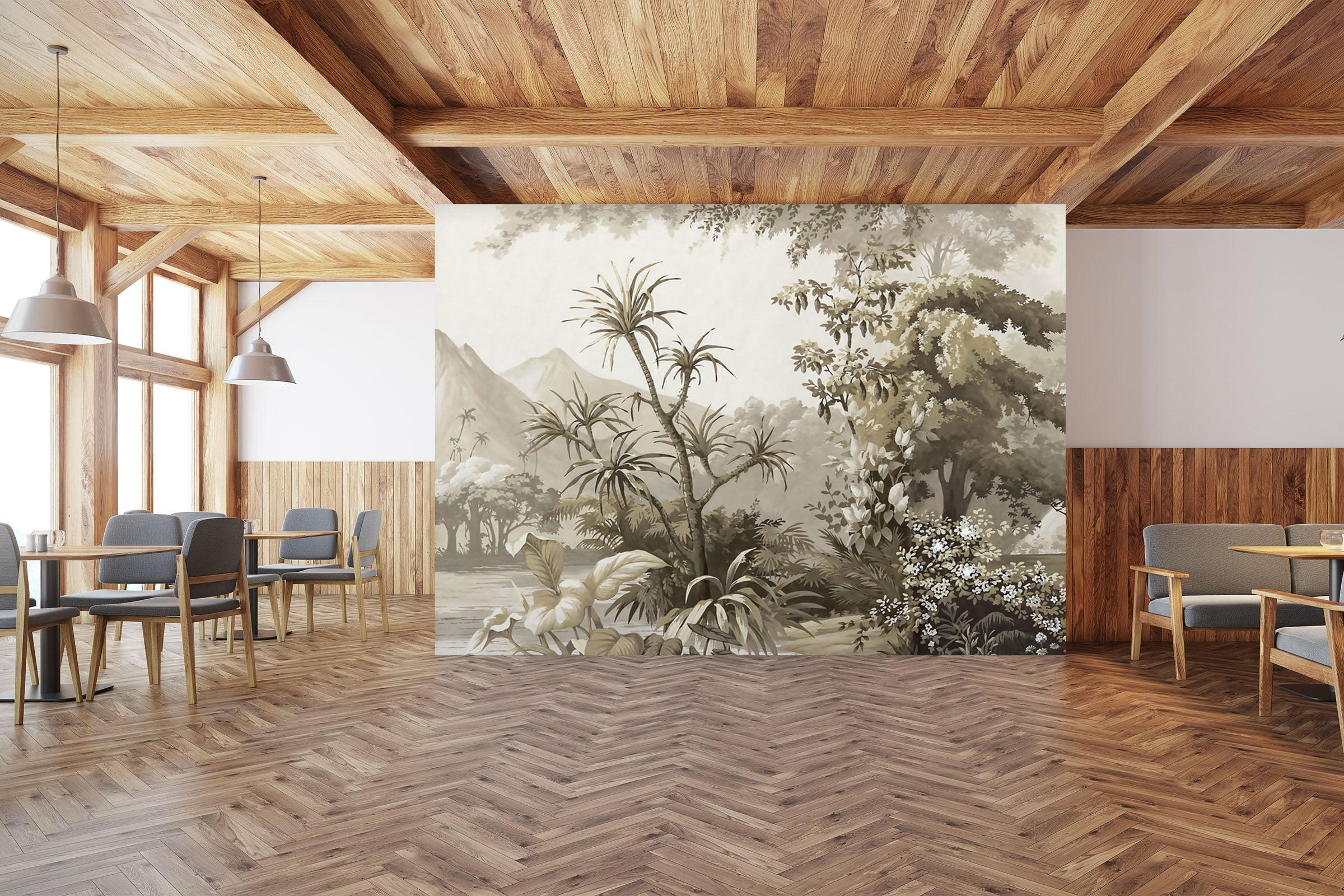 3D Forest Painting 1517 Wall Murals