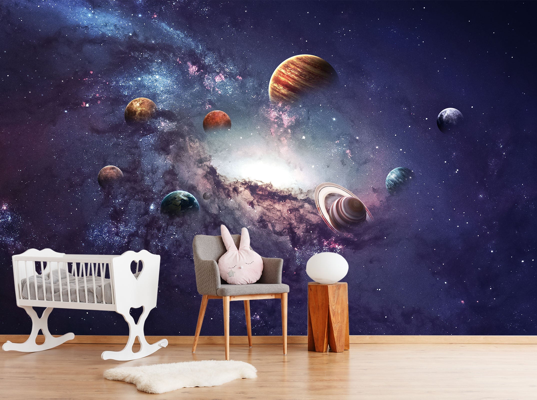 3D Galaxy Planet 034 Wall Murals Wallpaper AJ Wallpaper 2