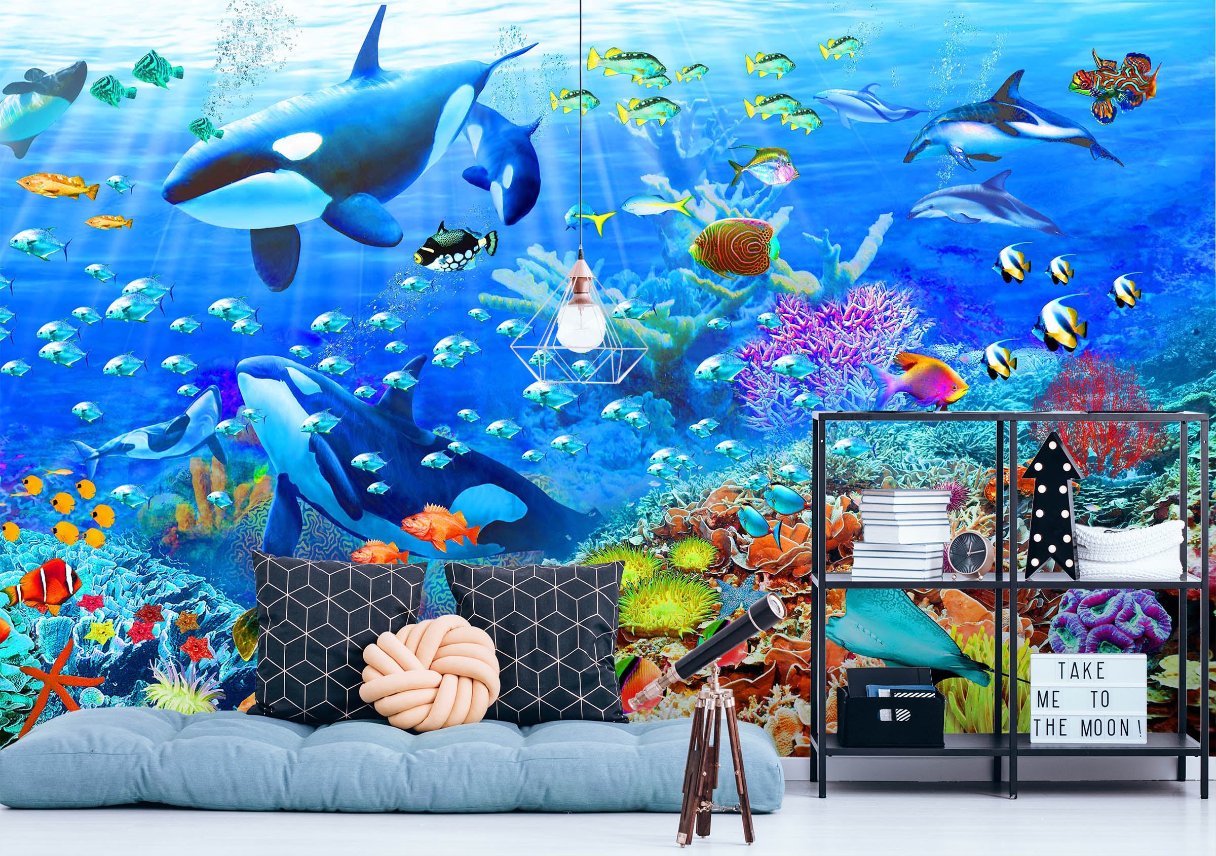 3D The Underwater World 1411 Adrian Chesterman Wall Mural Wall Murals