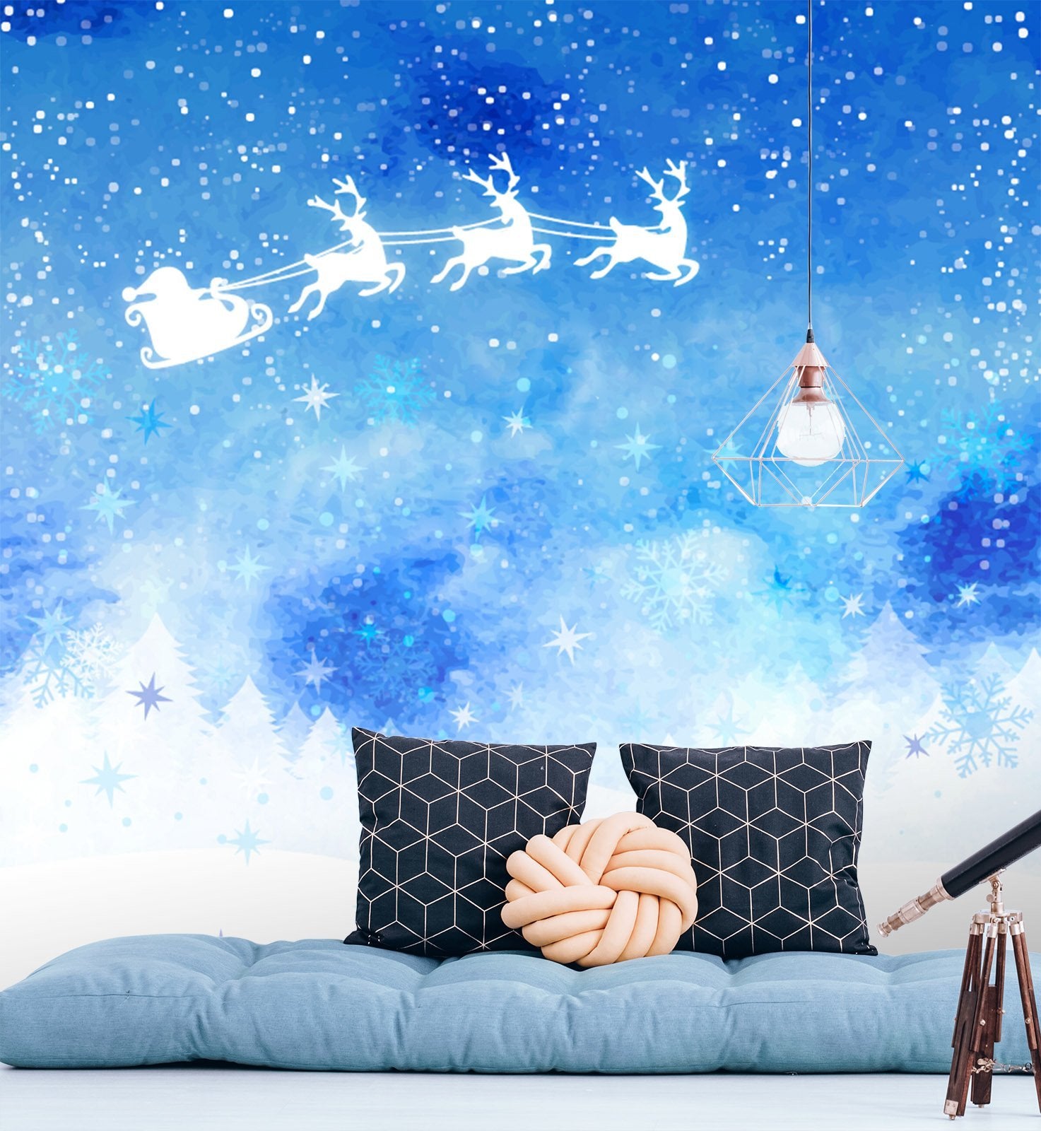 3D Christmas Xmas Flying Santa Claus 7 Wallpaper AJ Wallpaper
