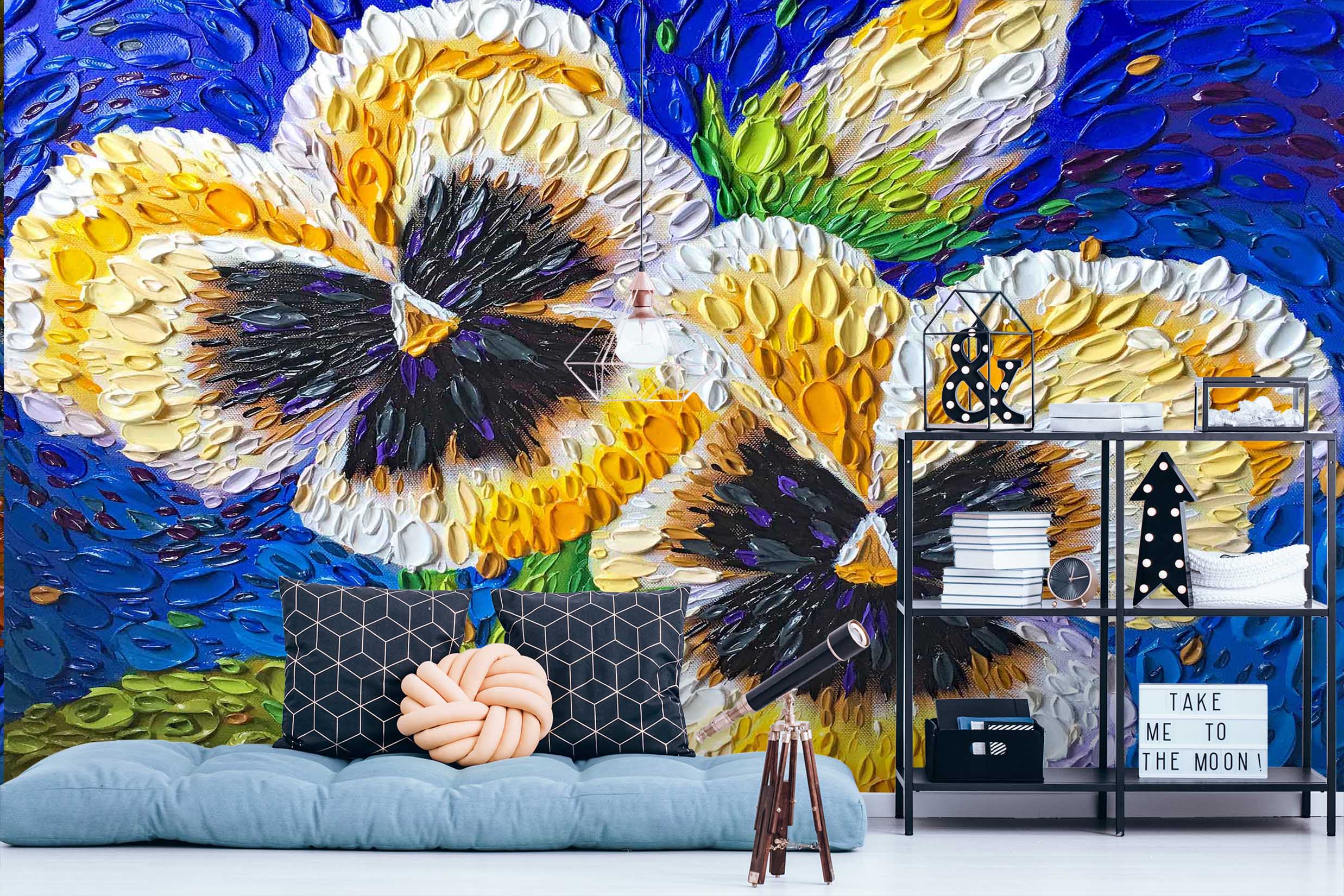 3D The Young Family 1424 Dena Tollefson Wall Mural Wall Murals