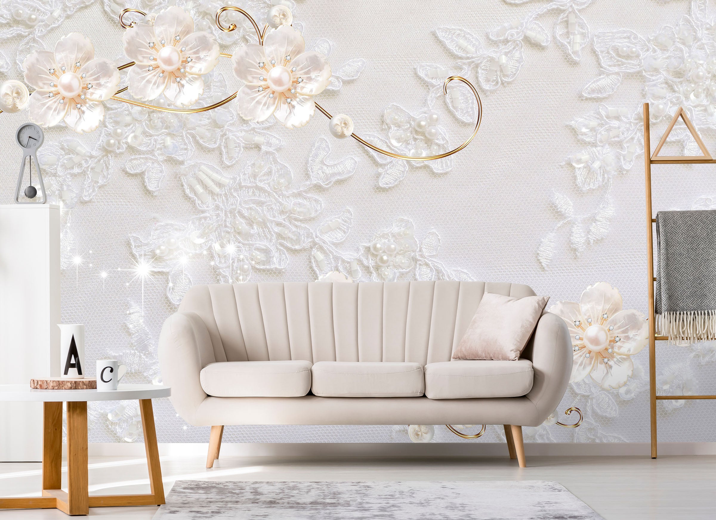 3D Beautiful Flowers 1470 Wall Murals
