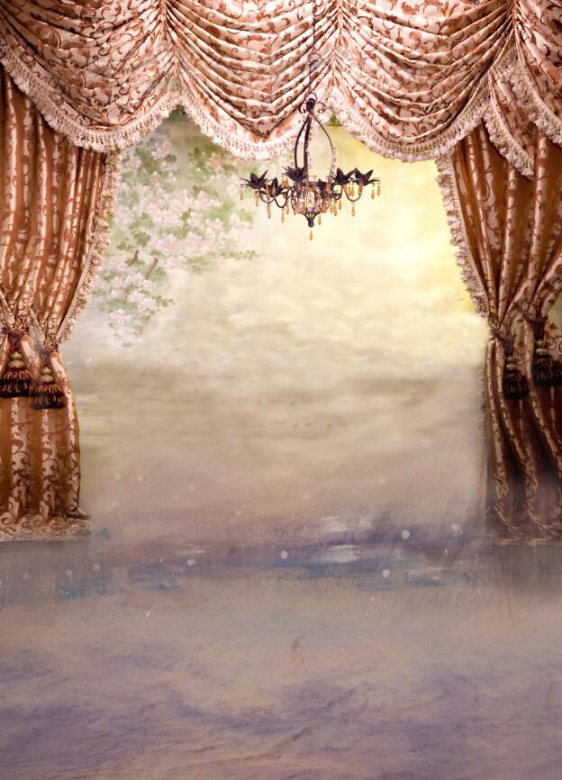 Graceful Curtain Wallpaper AJ Wallpaper