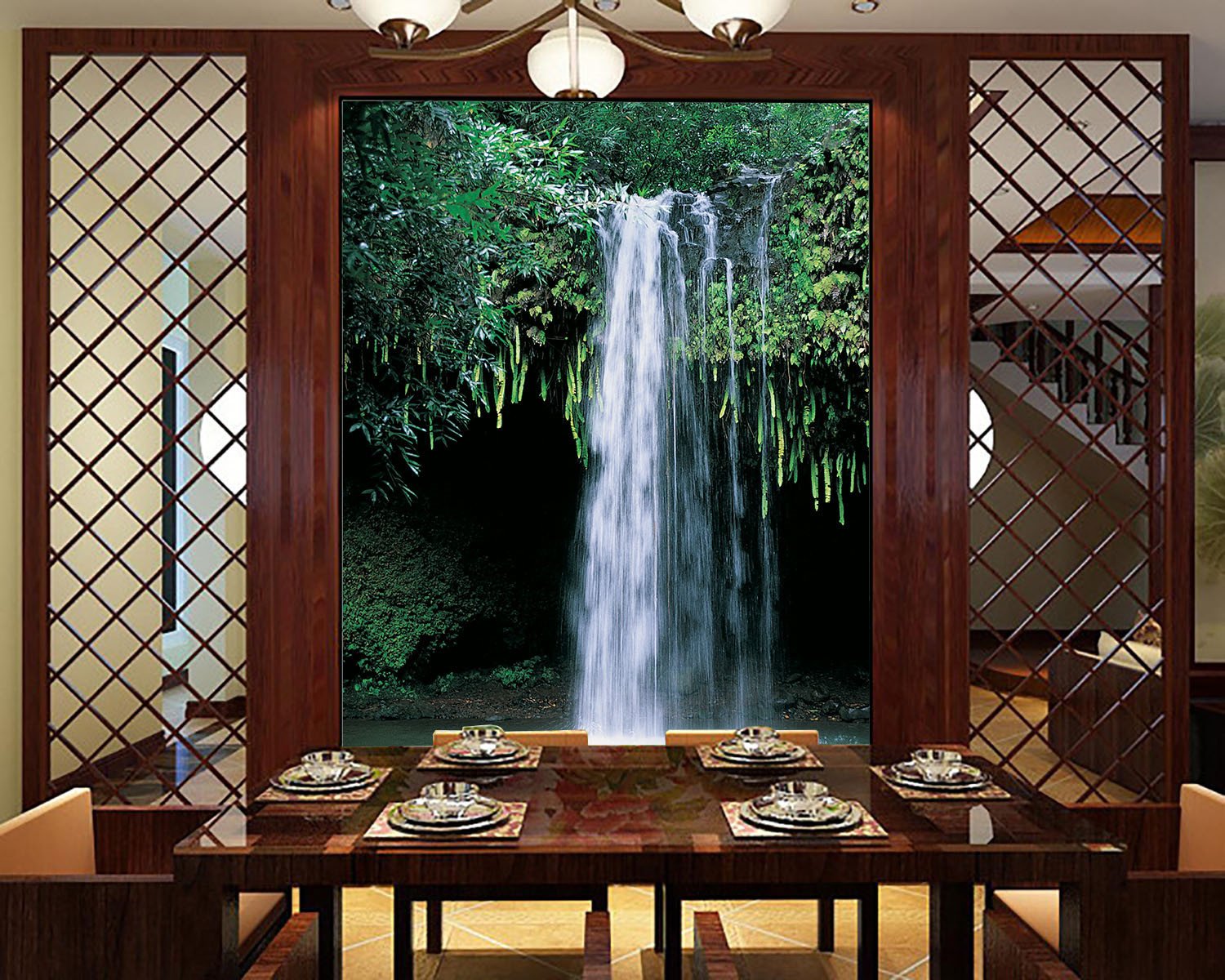 Waterfall Scenery Wallpaper AJ Wallpaper