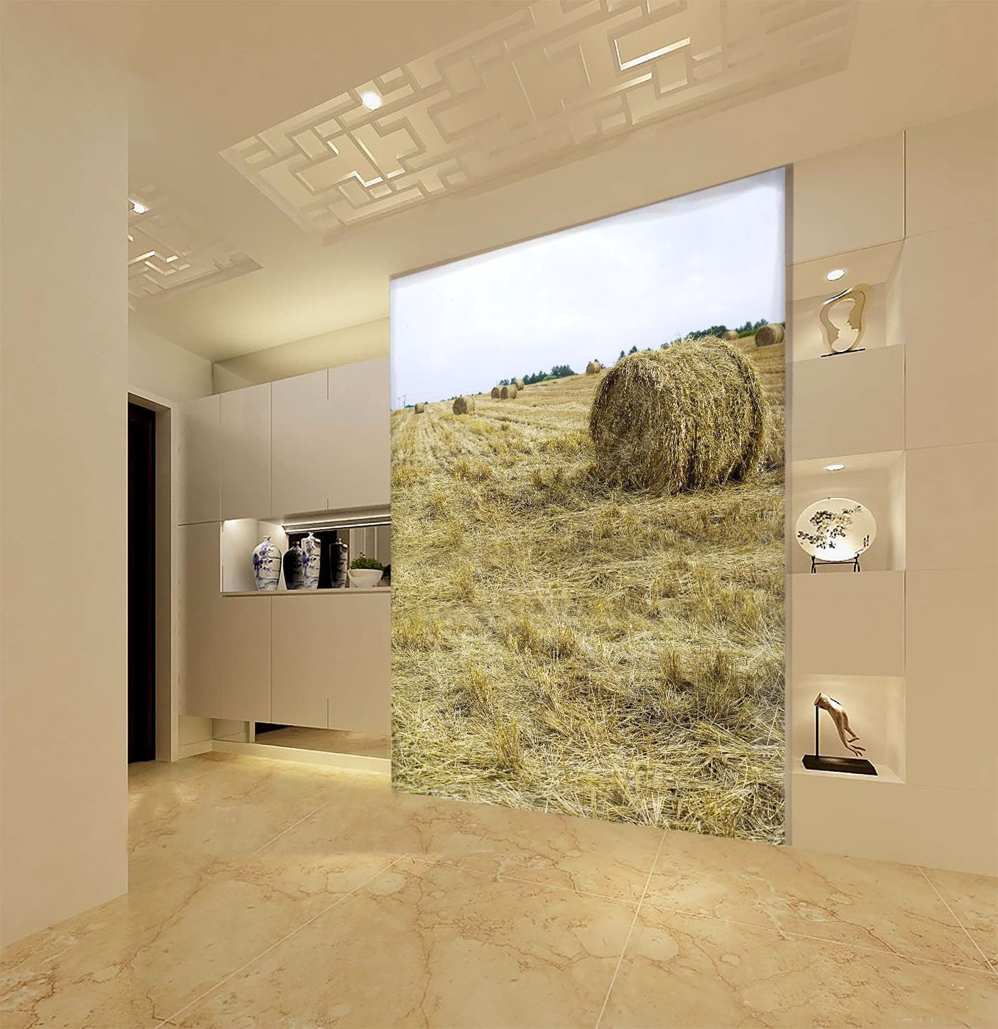 Haystacks Wallpaper AJ Wallpaper