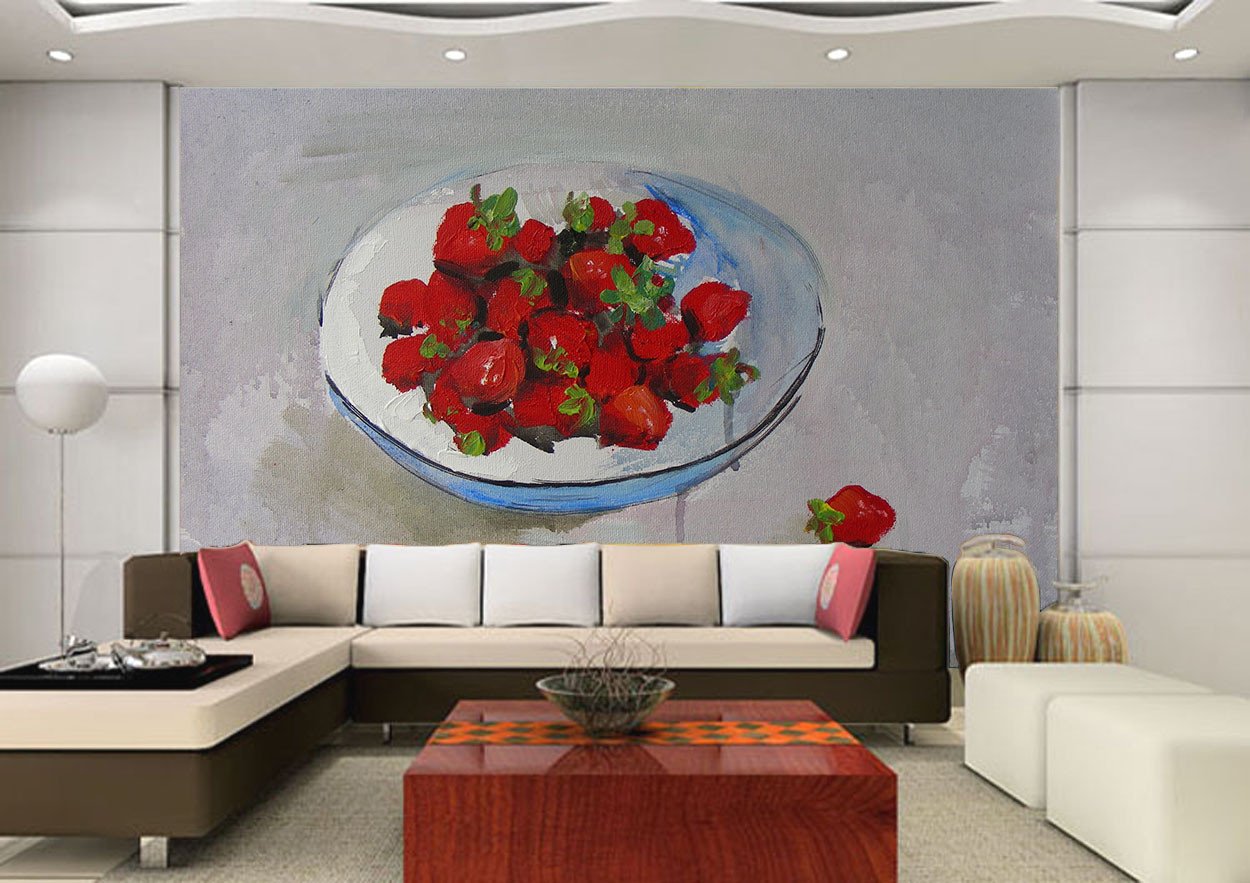 Fresh Strawberries Wallpaper AJ Wallpaper 2