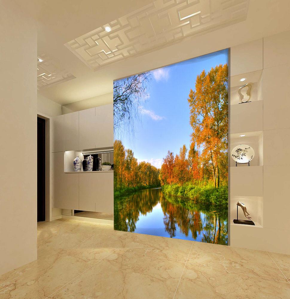 Beautiful River Scenery Wallpaper AJ Wallpaper