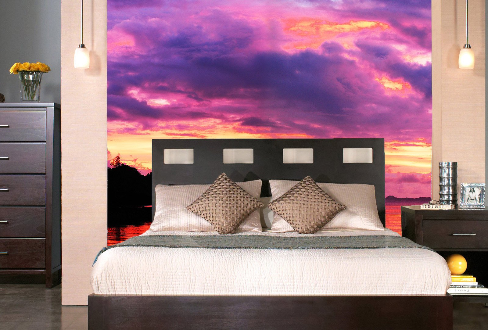 Colorful Sunset Glow Wallpaper AJ Wallpaper