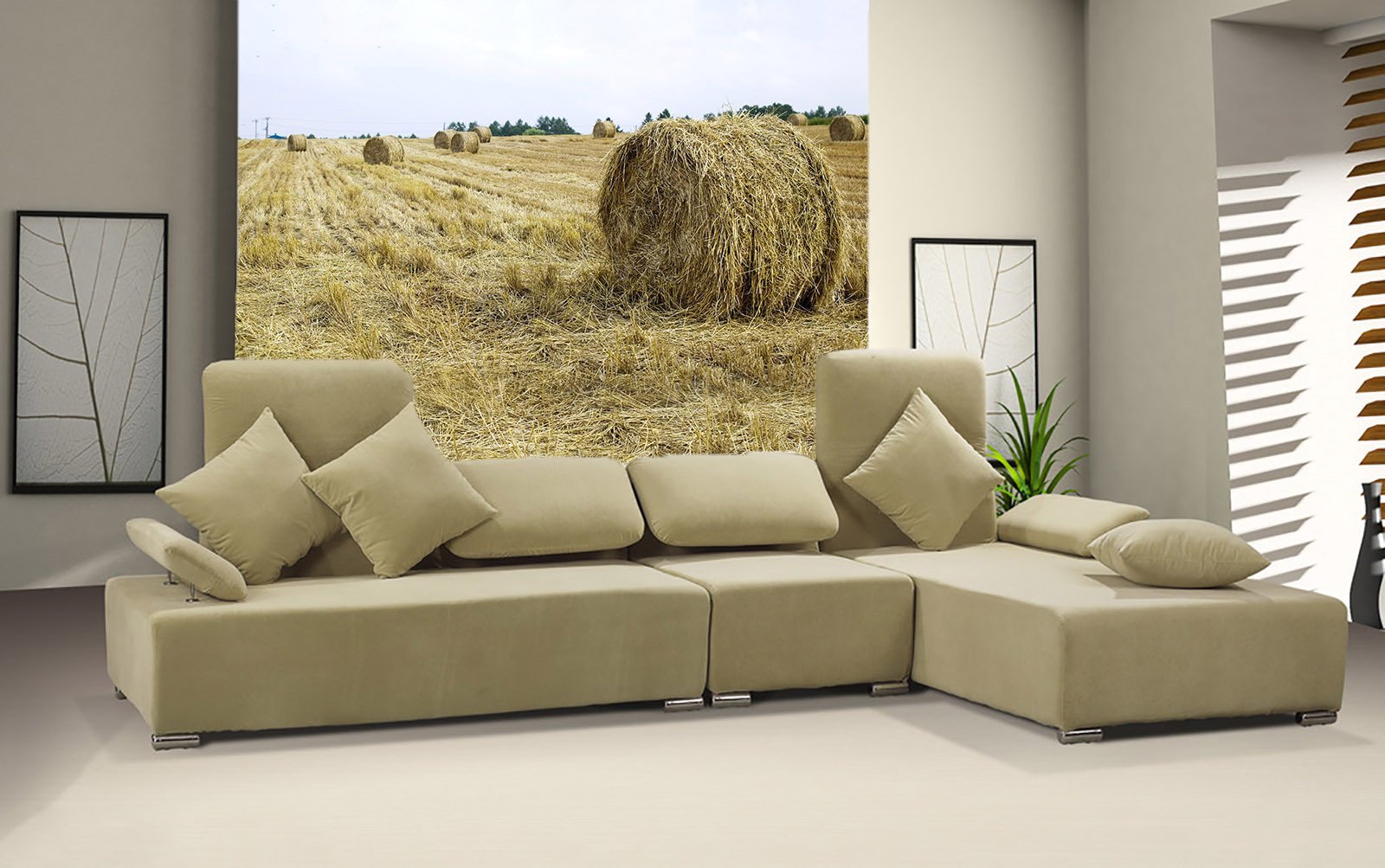 Haystacks Wallpaper AJ Wallpaper