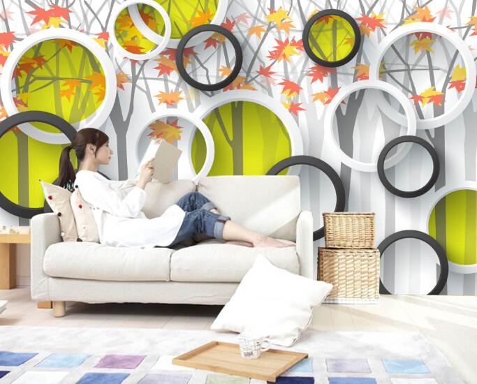 3D Maple Leaf Wallpaper AJ Wallpaper 1