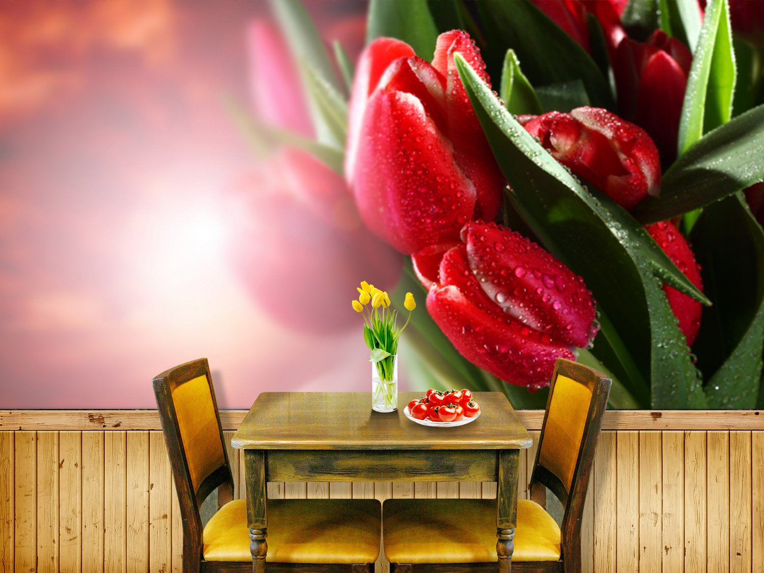 Red Tulips Buds 2 Wallpaper AJ Wallpaper