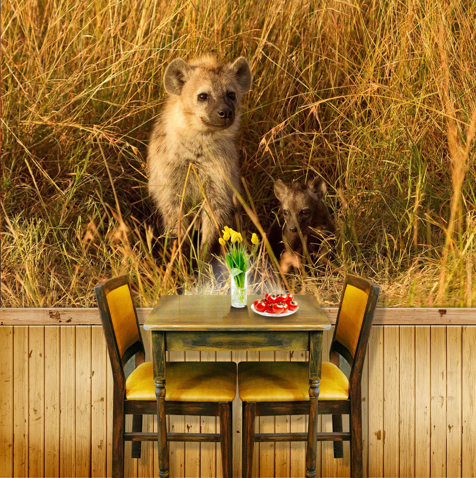 3D Grass Animal 1066 Wall Murals