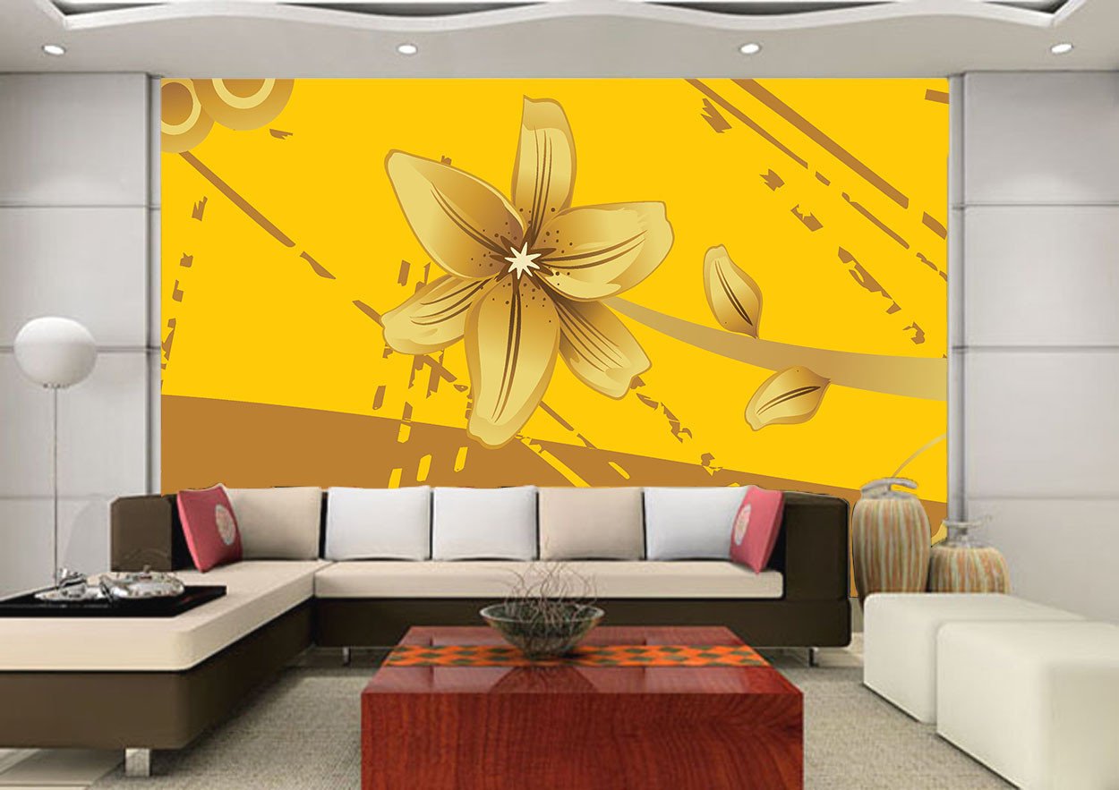 Gray Flower Wallpaper AJ Wallpaper