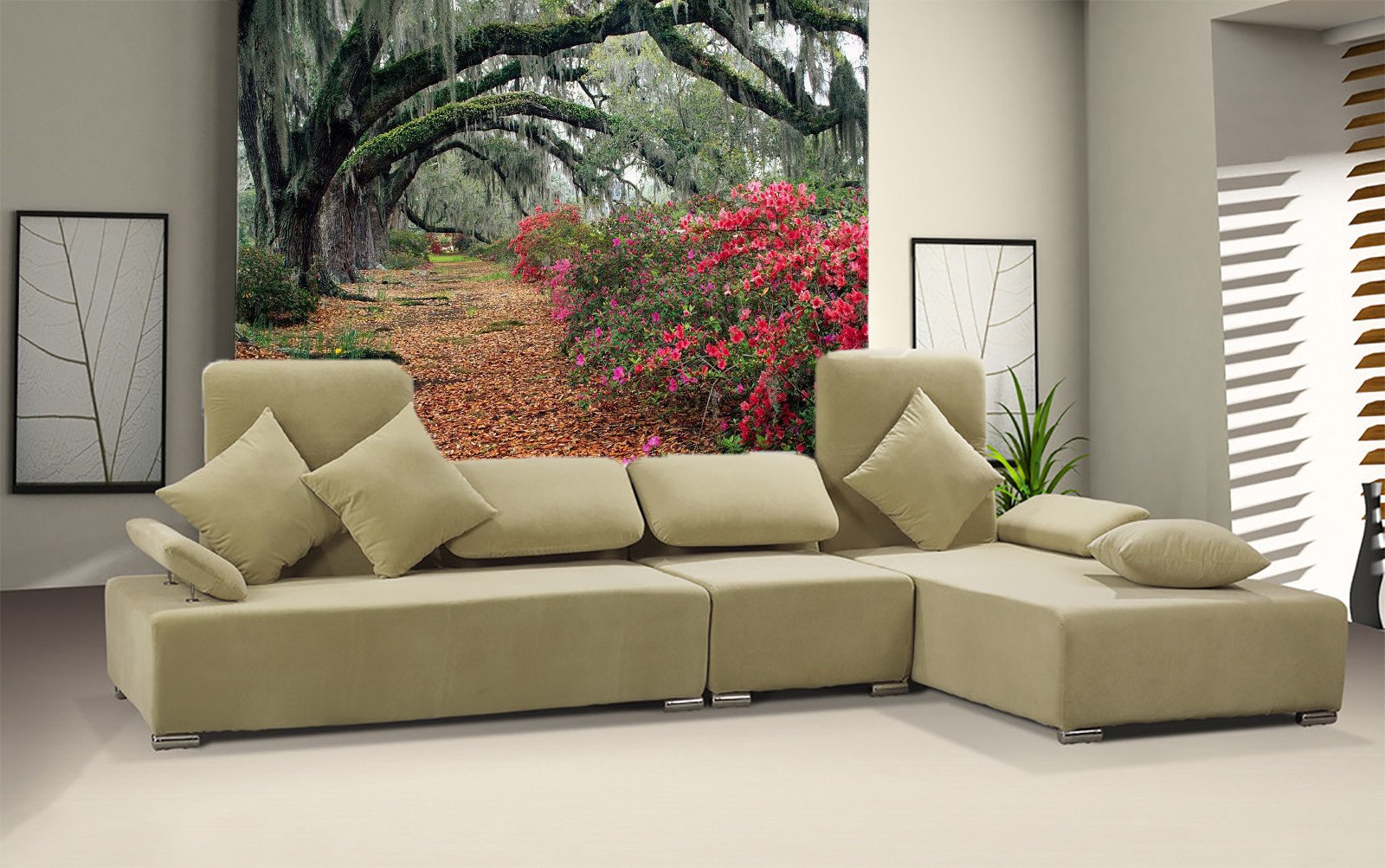 Beauty Forest Leaves Road 29 Wallpaper AJ Wallpaper 1