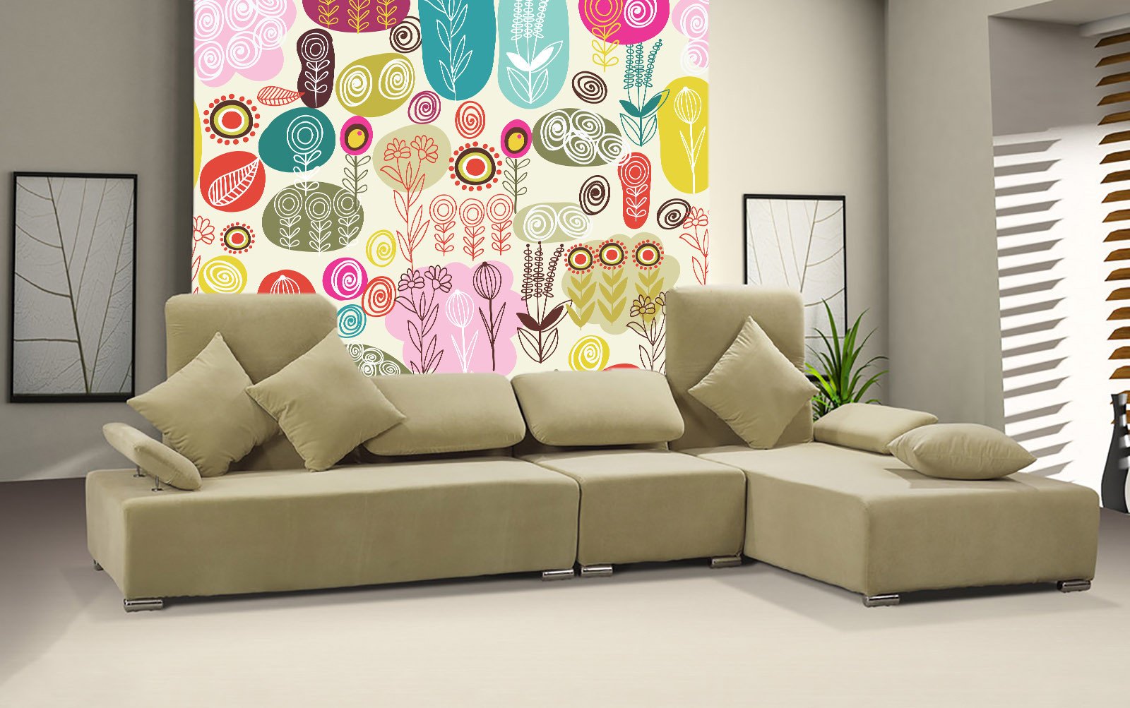 Plants Patterns Wallpaper AJ Wallpaper