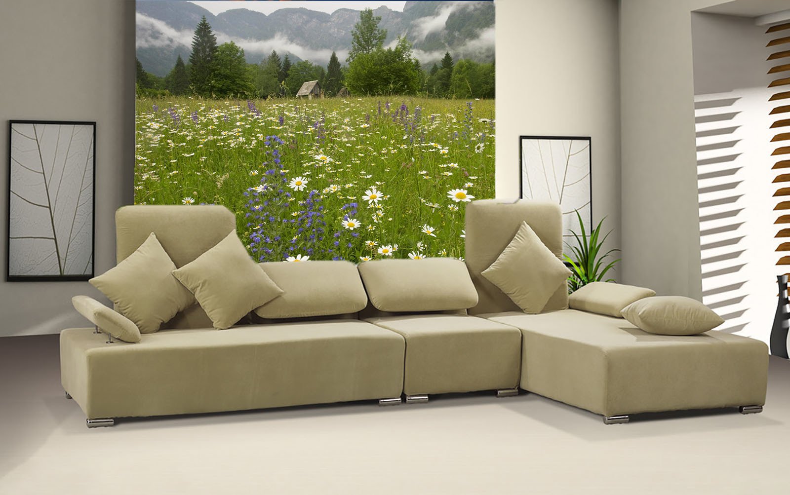 Mountains Wildflowers 1 Wallpaper AJ Wallpaper