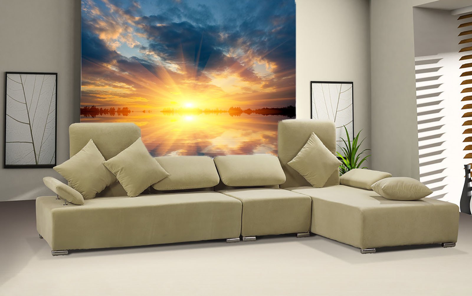 Beaming Sun Wallpaper AJ Wallpaper