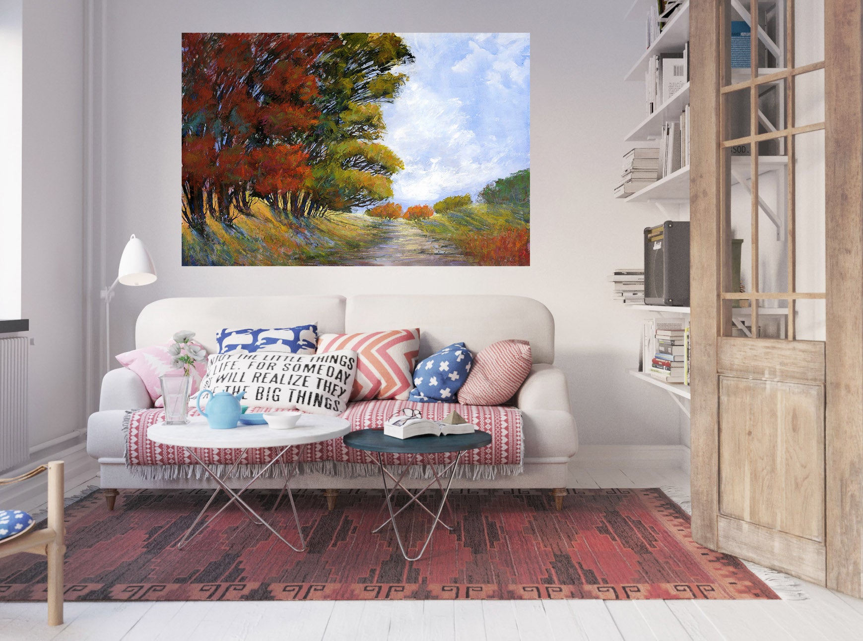 3D Forest River 012 Michael Tienhaara Wall Sticker