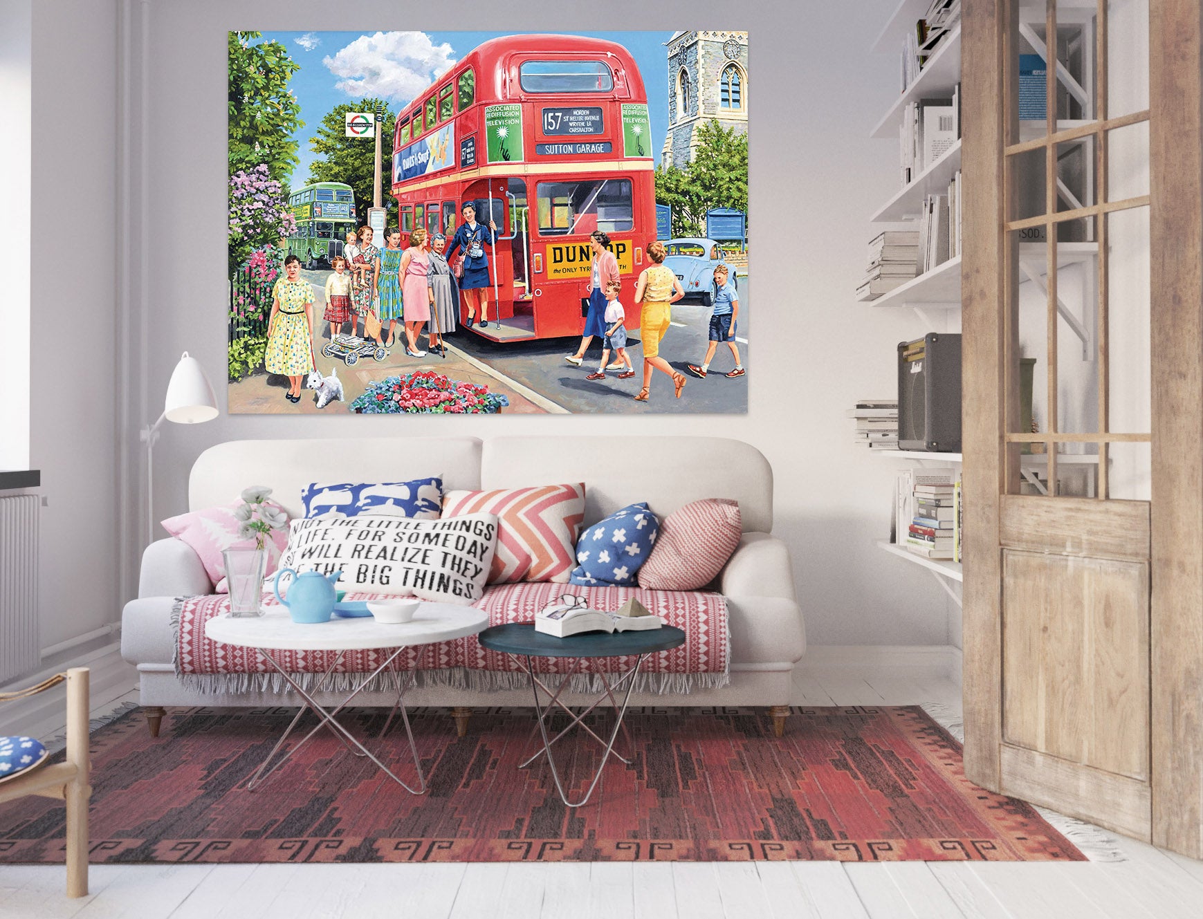 3D The Bus Conductress 068 Trevor Mitchell Wall Sticker