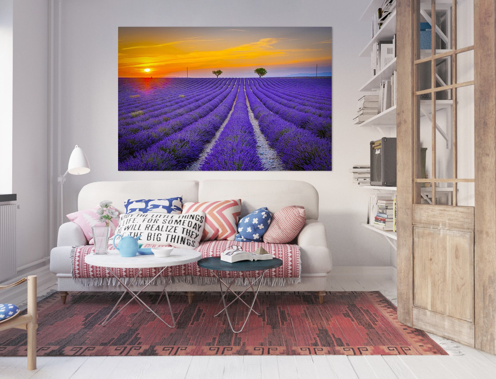 3D Lavender Estate 222 Marco Carmassi Wall Sticker