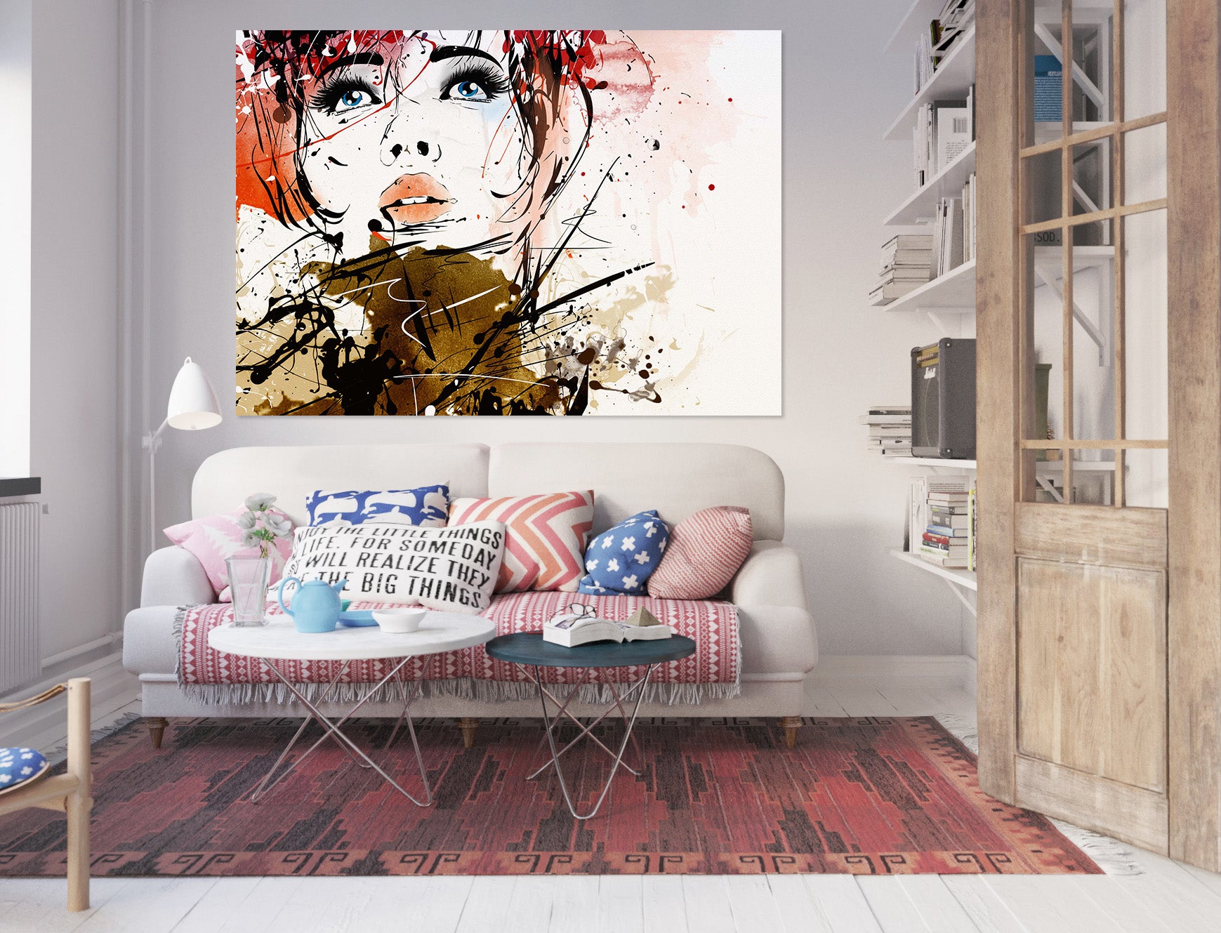 3D Tender Woman 1045 Wall Sticker