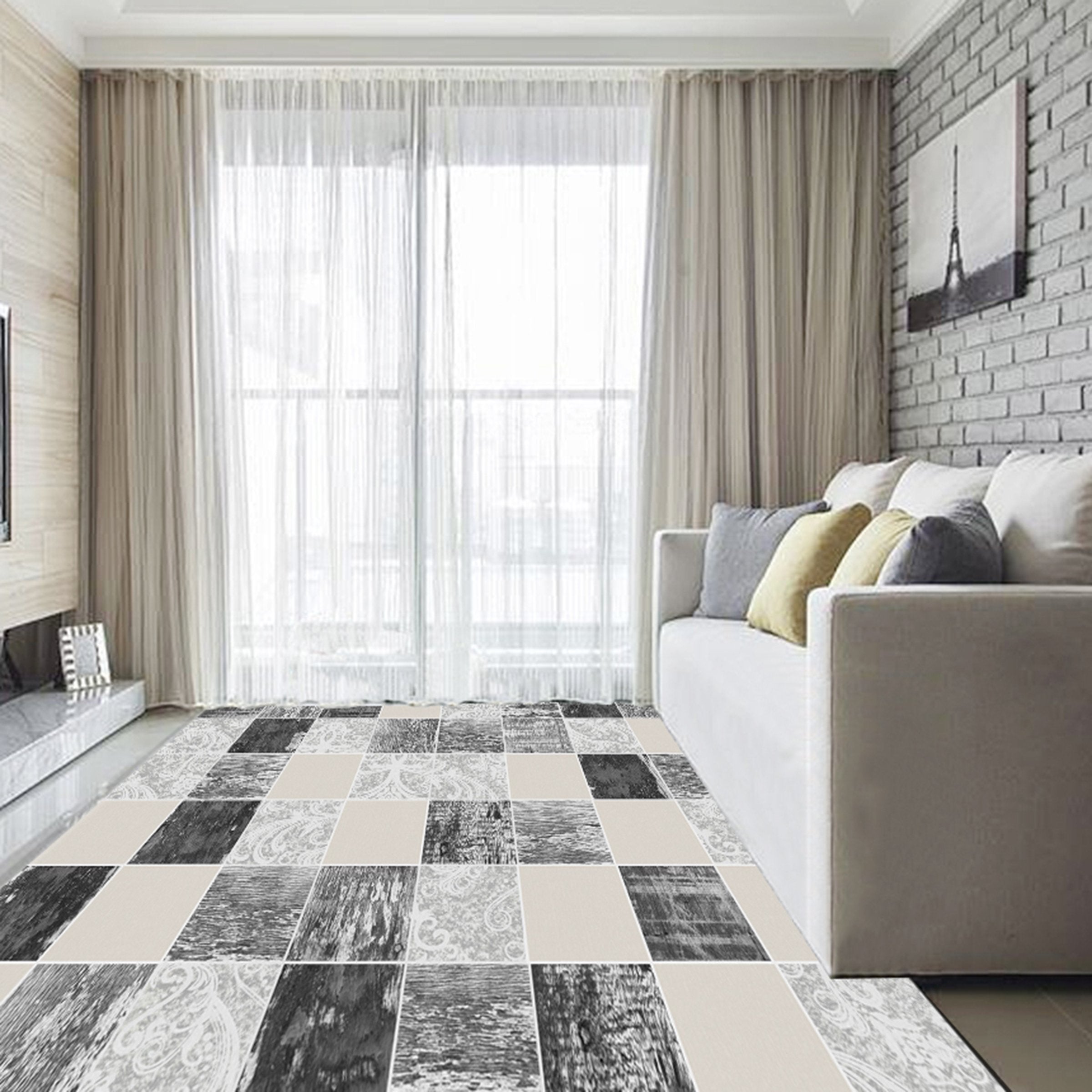 3D Color Pattern WG264 Non Slip Rug Mat Mat AJ Creativity Home