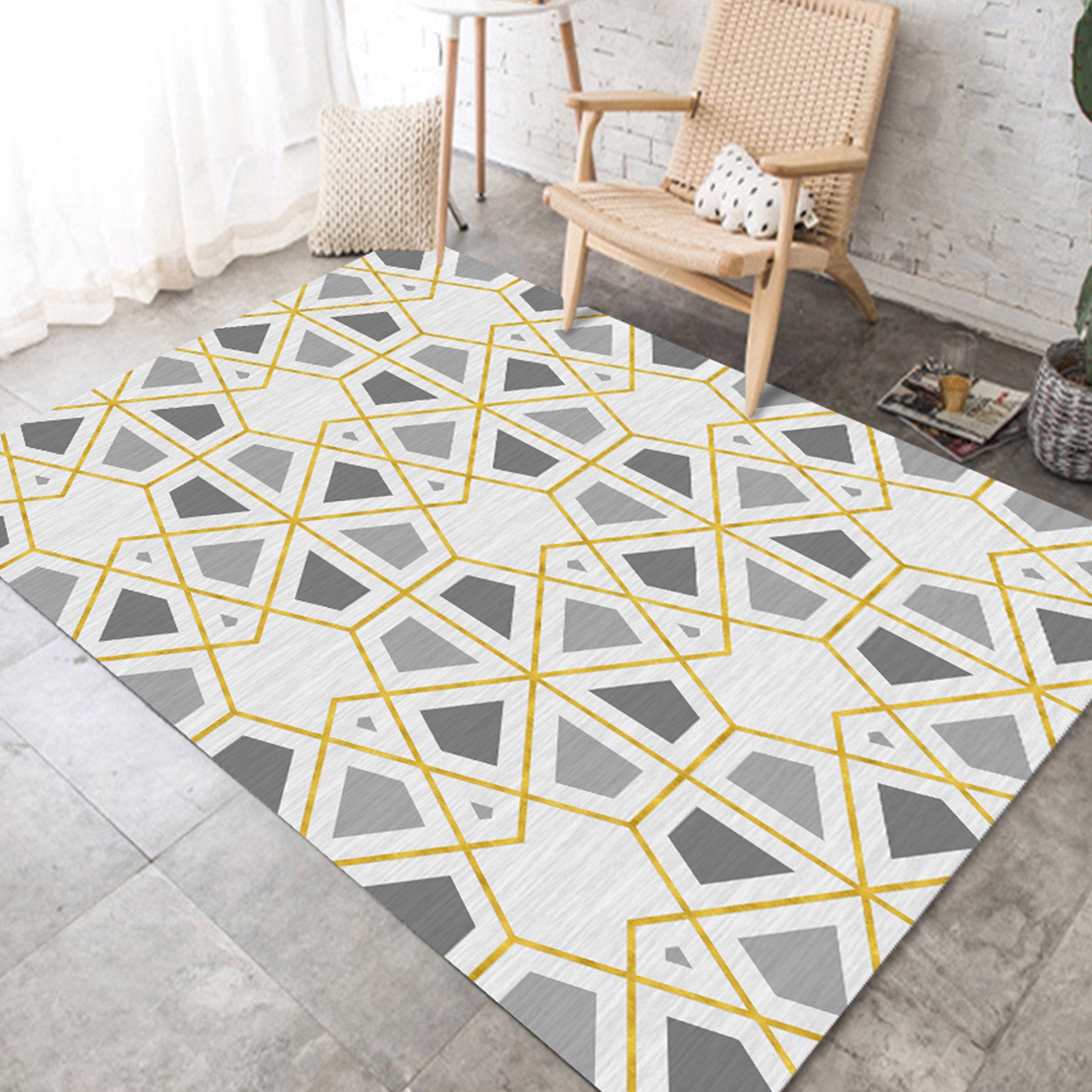 3D Color Pattern WG265 Non Slip Rug Mat Mat AJ Creativity Home