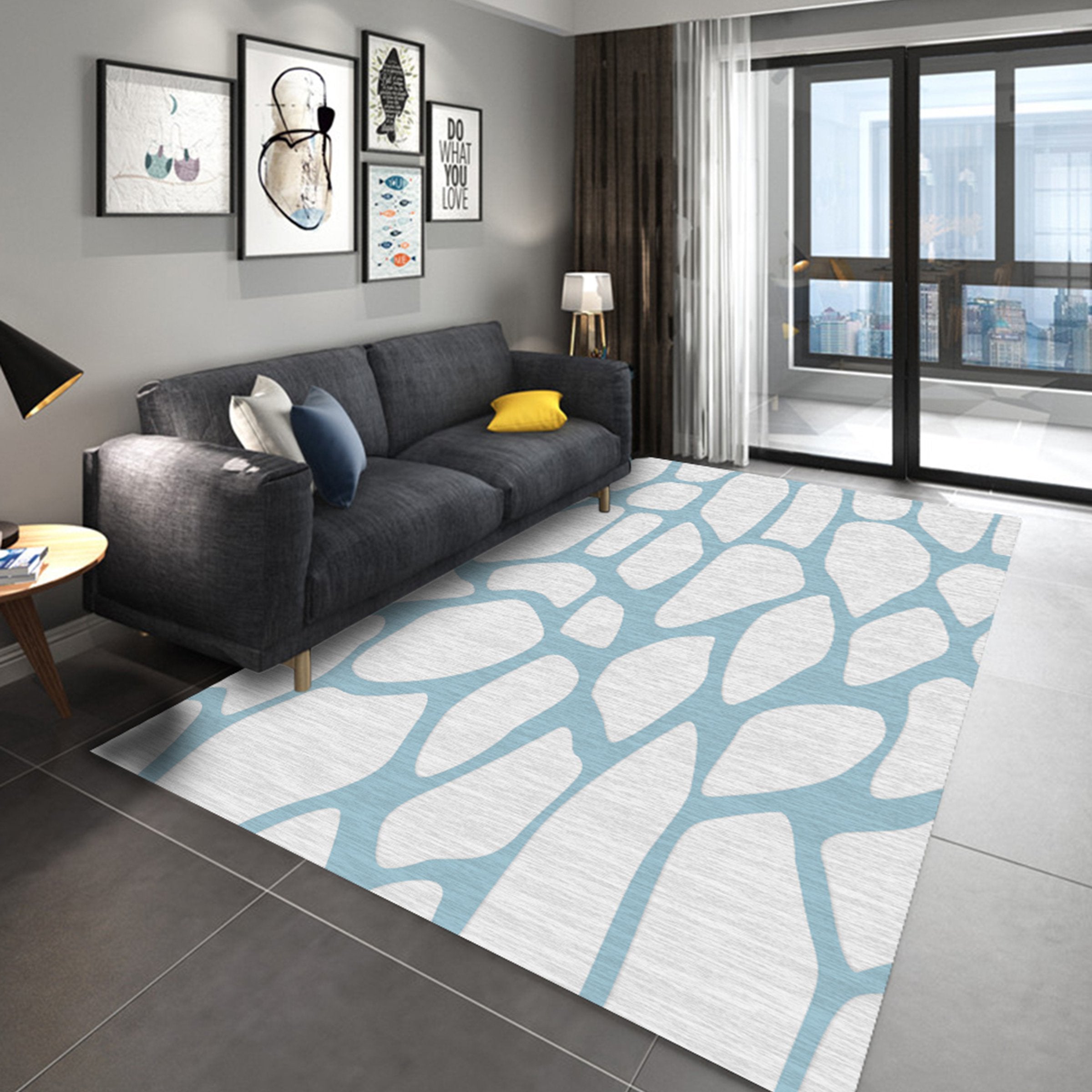 3D Light Green Pattern WG266 Non Slip Rug Mat Mat AJ Creativity Home