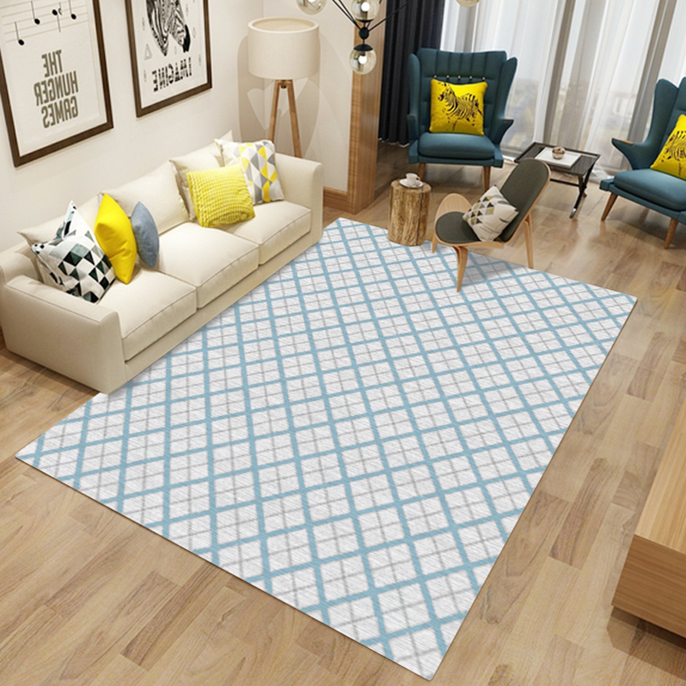 3D Color Pattern WG269 Non Slip Rug Mat Mat AJ Creativity Home