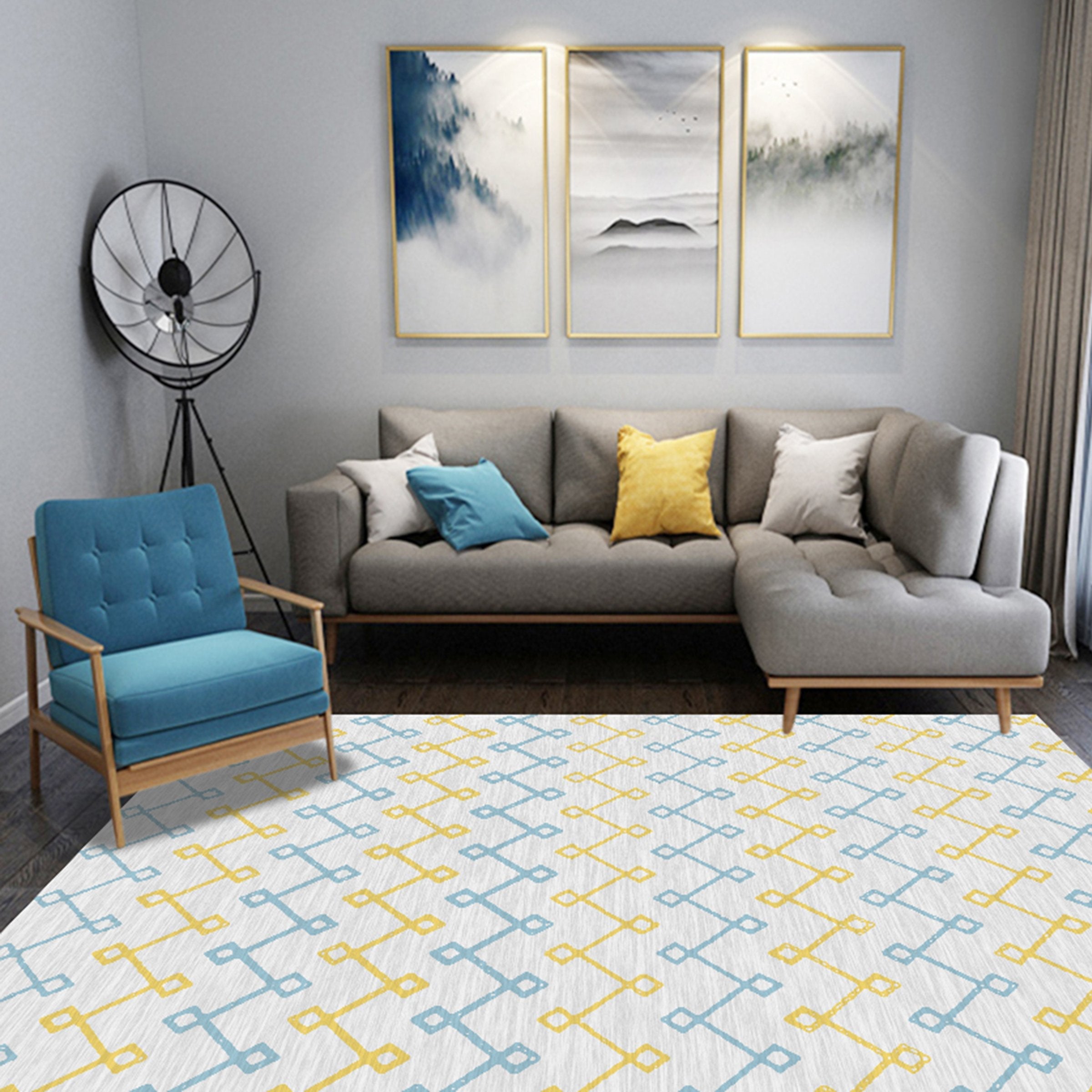 3D Color Pattern WG274 Non Slip Rug Mat Mat AJ Creativity Home