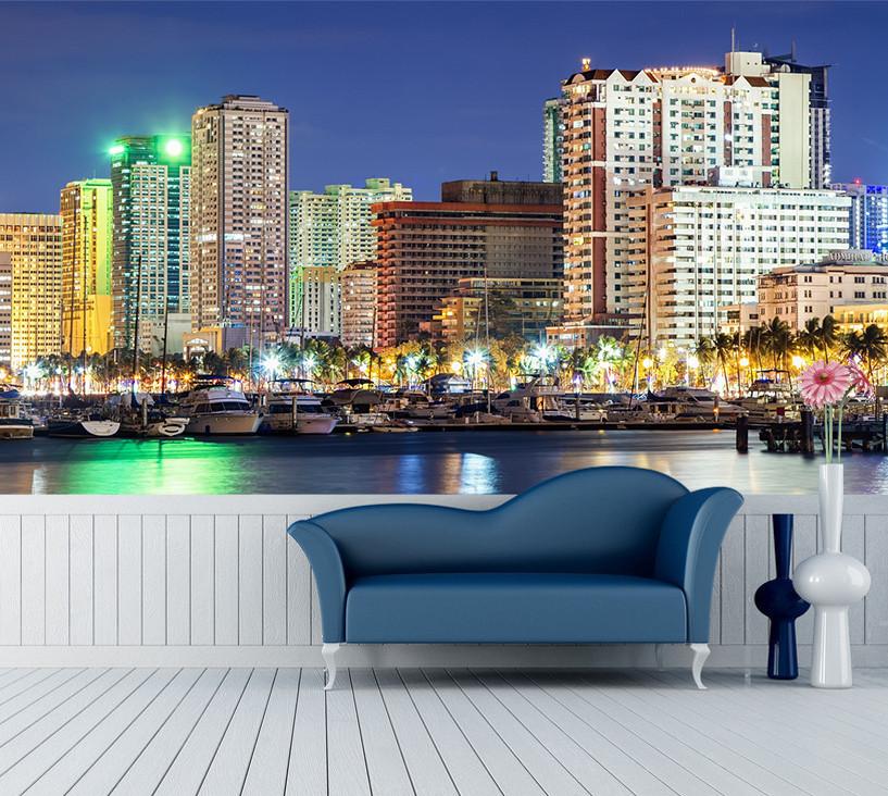 3D Luxury City 914 Wallpaper AJ Wallpaper