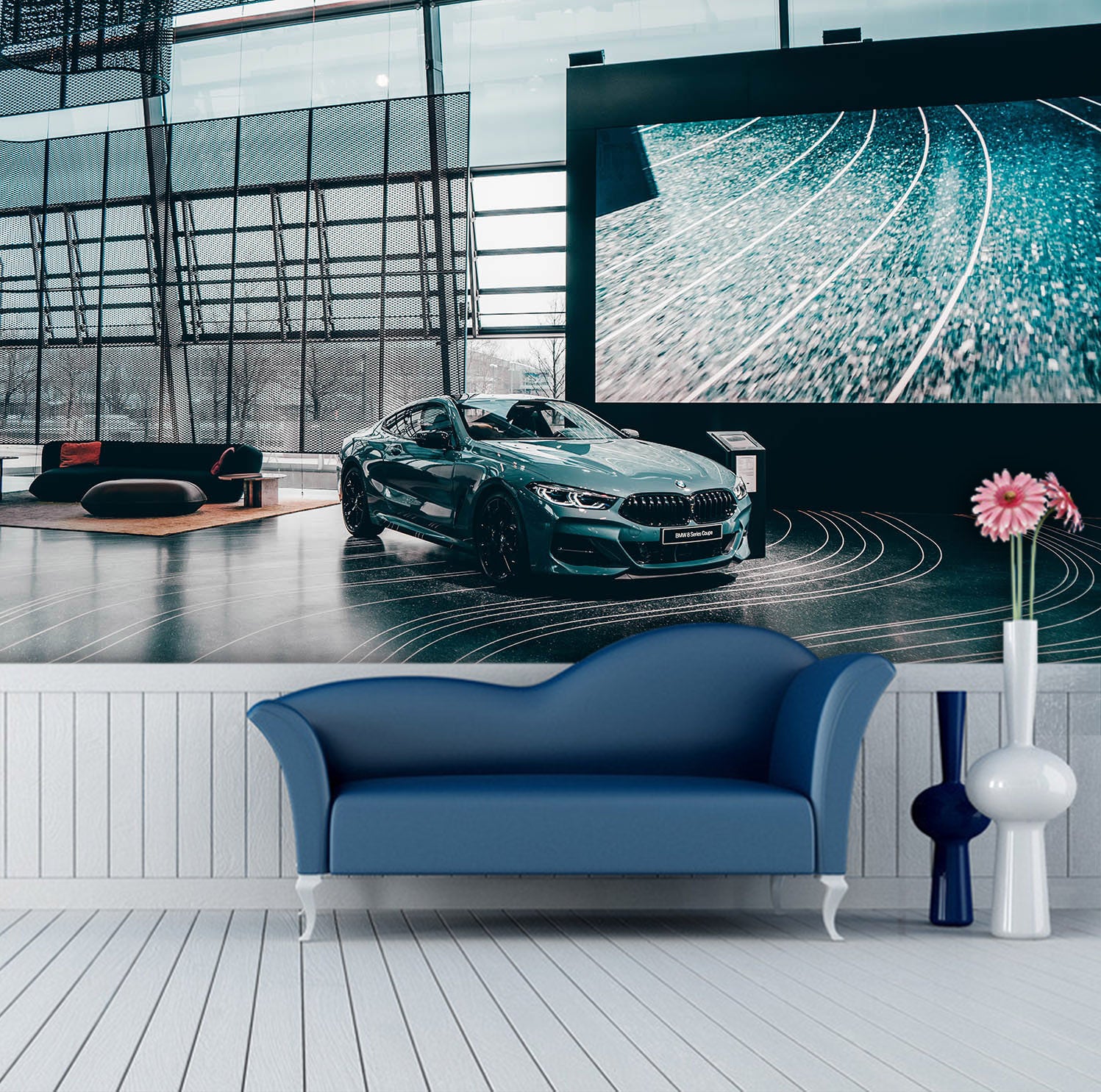 3D Auto Automobile 093 Vehicle Wall Murals