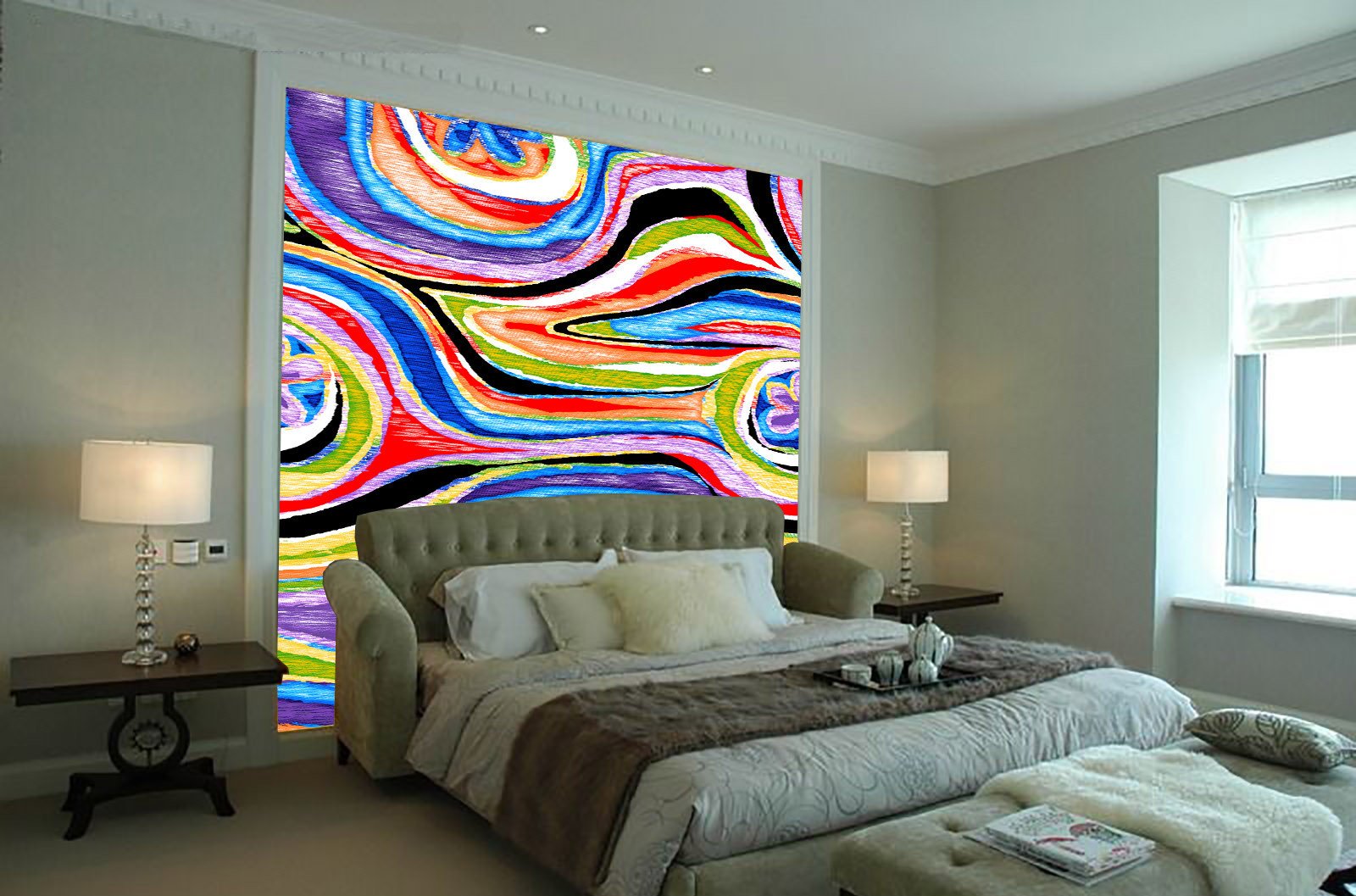 Colored Patterns Wallpaper AJ Wallpaper