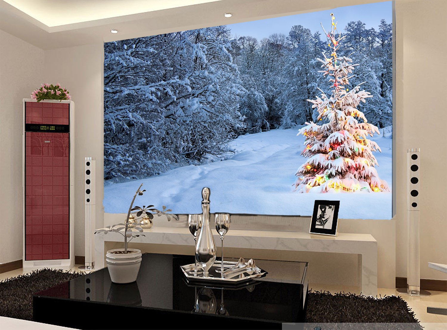 Christmas Tree Wallpaper AJ Wallpaper